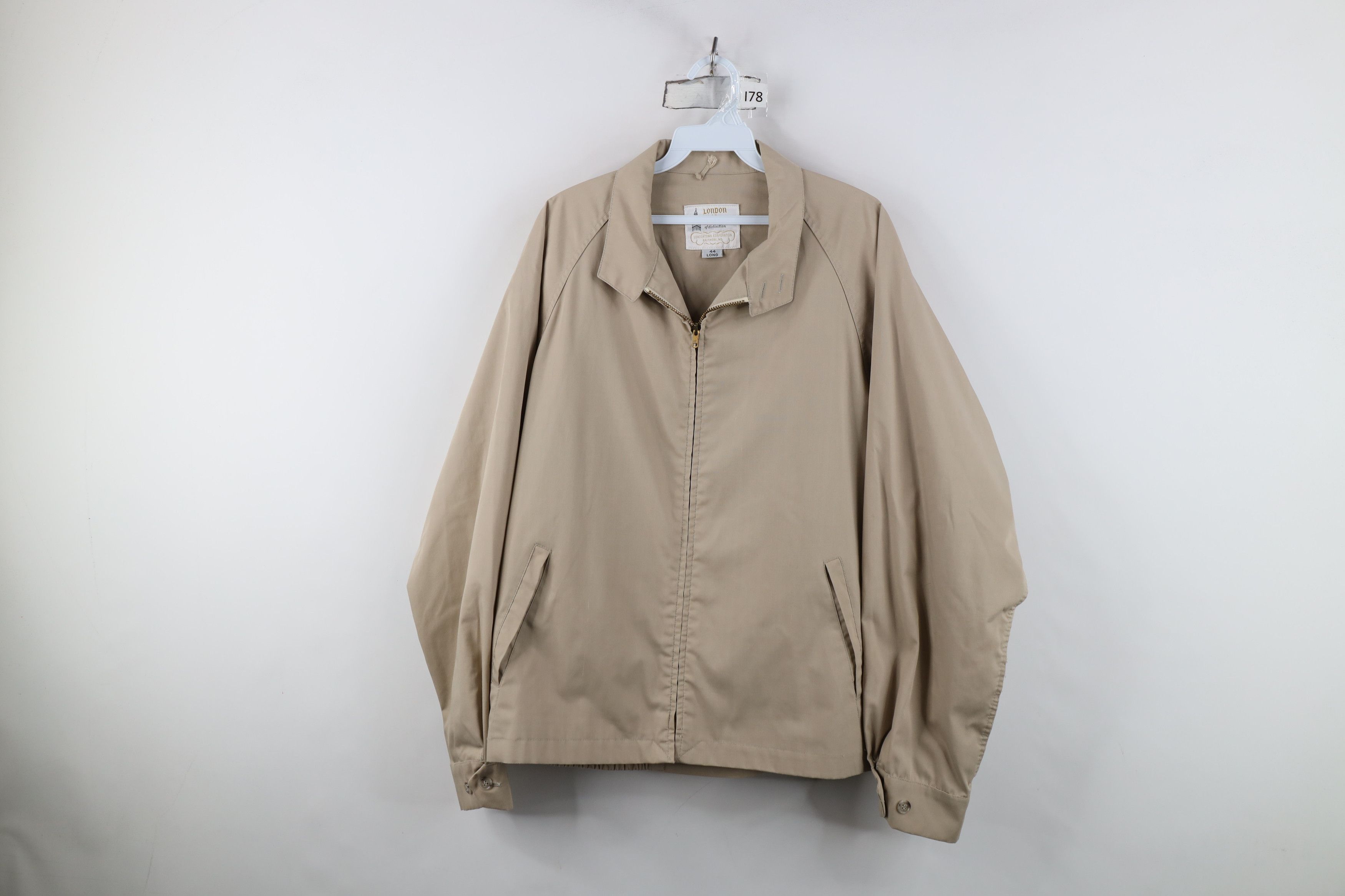 Vintage Vintage 70s Streetwear Cafe Racer Bomber Jacket Beige USA Size US XXL / EU 58 / 5 - 1 Thumbnail