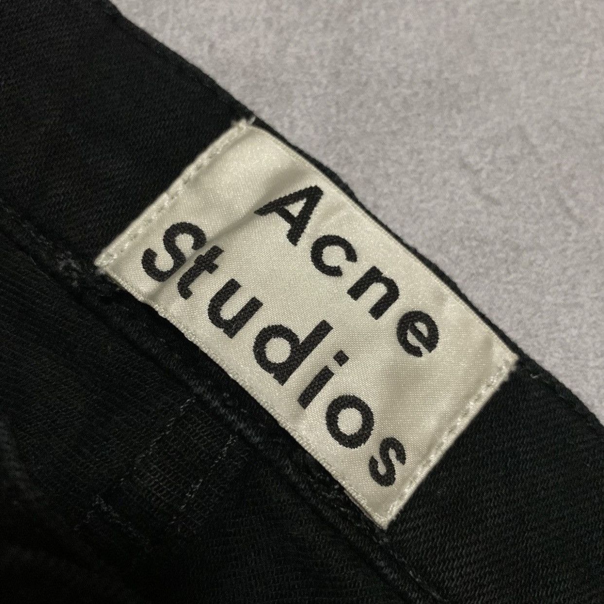 Acne Studios Acne Studios Black Denim Pants Size US 29 - 8 Thumbnail