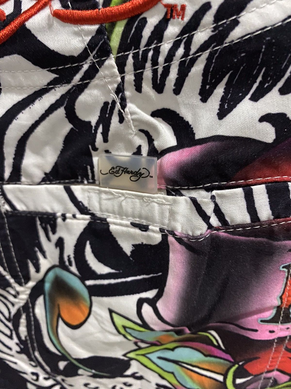 Christian Audigier × Ed Hardy 💸NEED GONE💸 Ed hardy by christian audiger board short Size US 31 - 11 Thumbnail