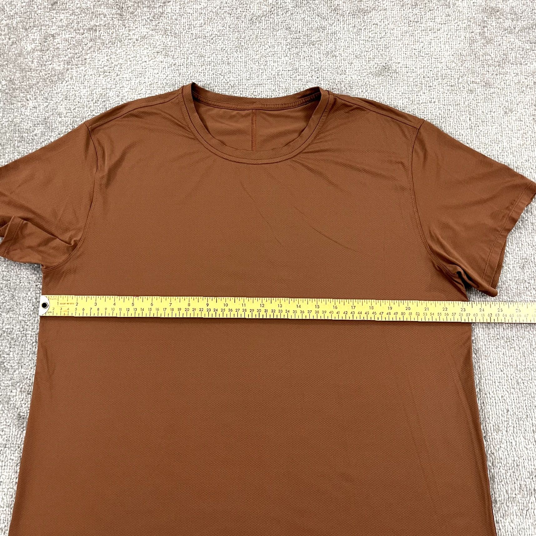 Lululemon LULULEMON Shirt Men Large/XL Brown Athletic Workout Gym Training Running Stretch Shirt Mens Large Brown Classic Athletic Sports Size US L / EU 52-54 / 3 - 5 Thumbnail