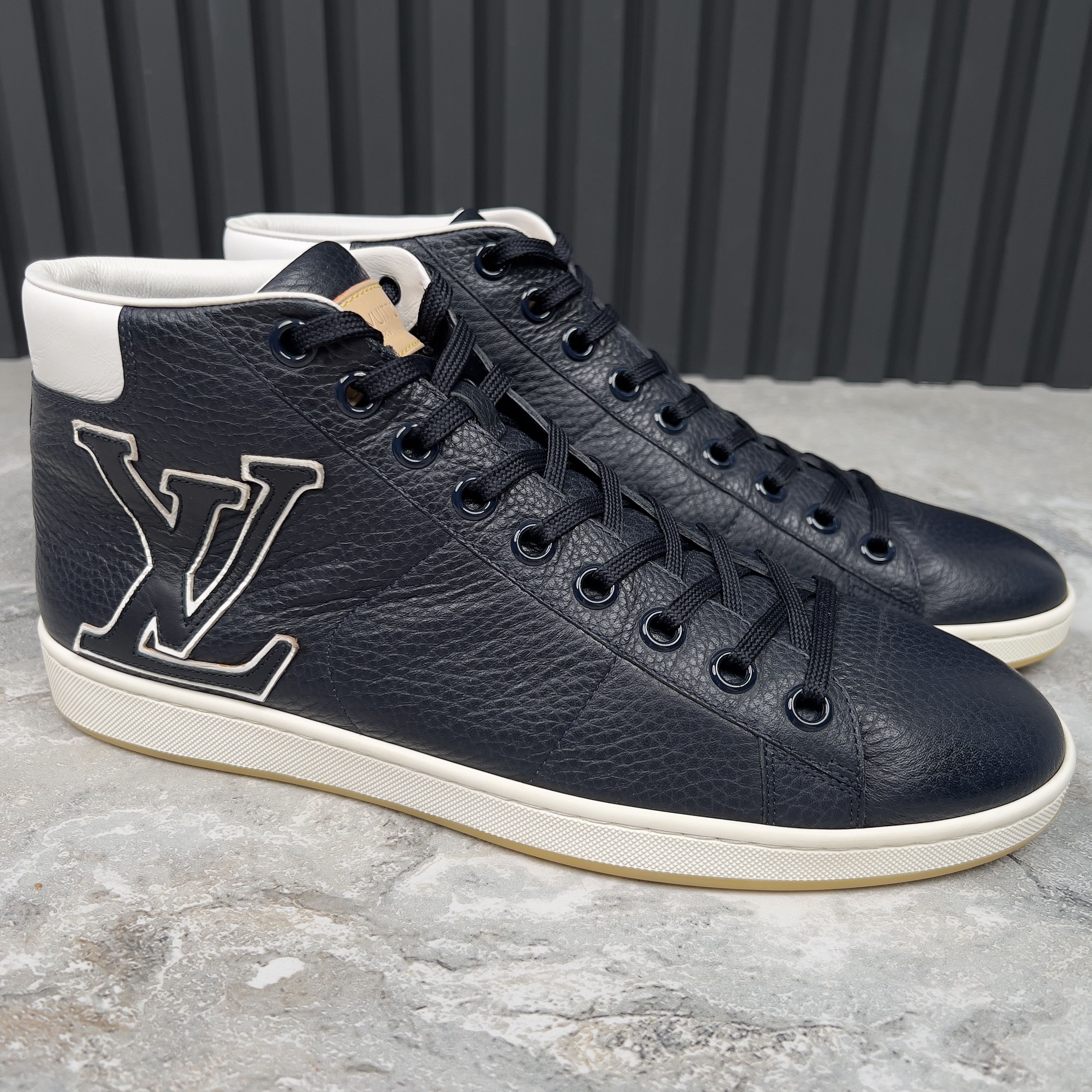 Louis Vuitton Louis Vuitton Surfside High Sneakers Graine Leather Size US 8.5 / EU 41-42 - 5 Thumbnail