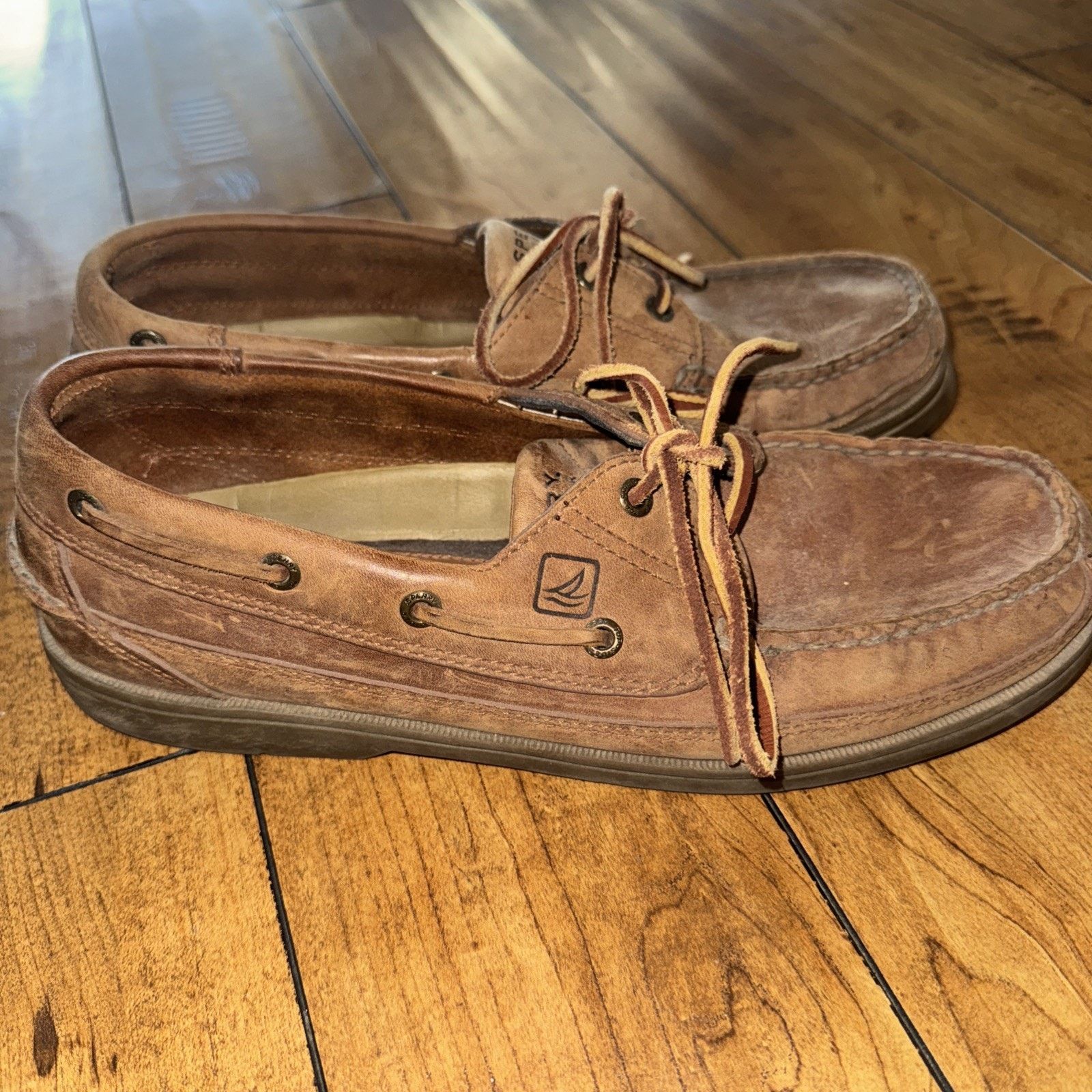 Sperry × Vintage Sperry Top Sider Brown Boat Shoes 10.5 Men Size US 10.5 / EU 43-44 - 5 Thumbnail