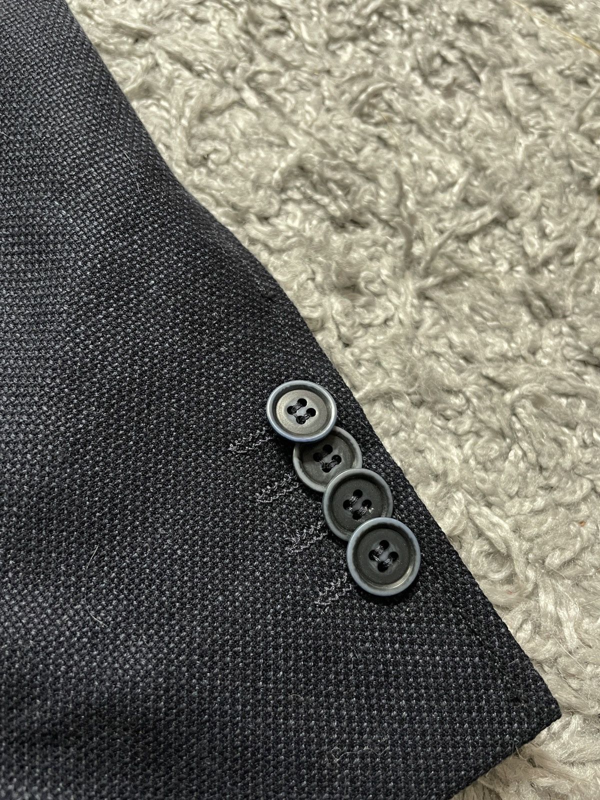 Designer × Loro Piana Blazer Jacket Dark Blue Loro Piana Size 2XL Size 52S - 3 Thumbnail