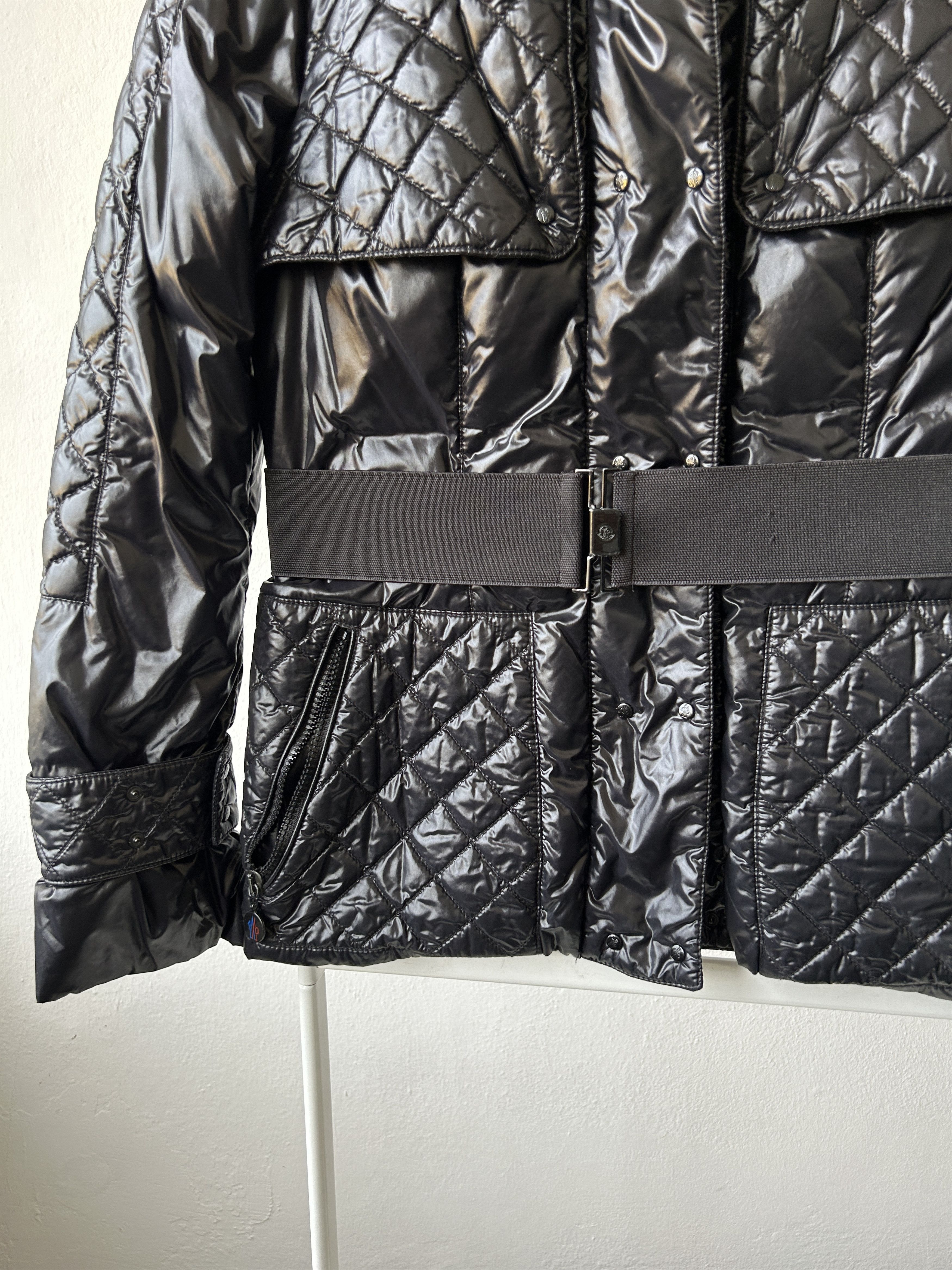 Moncler Moncler kingston belted quilted down jacket with badge Size M / US 6-8 / IT 42-44 - 5 Thumbnail