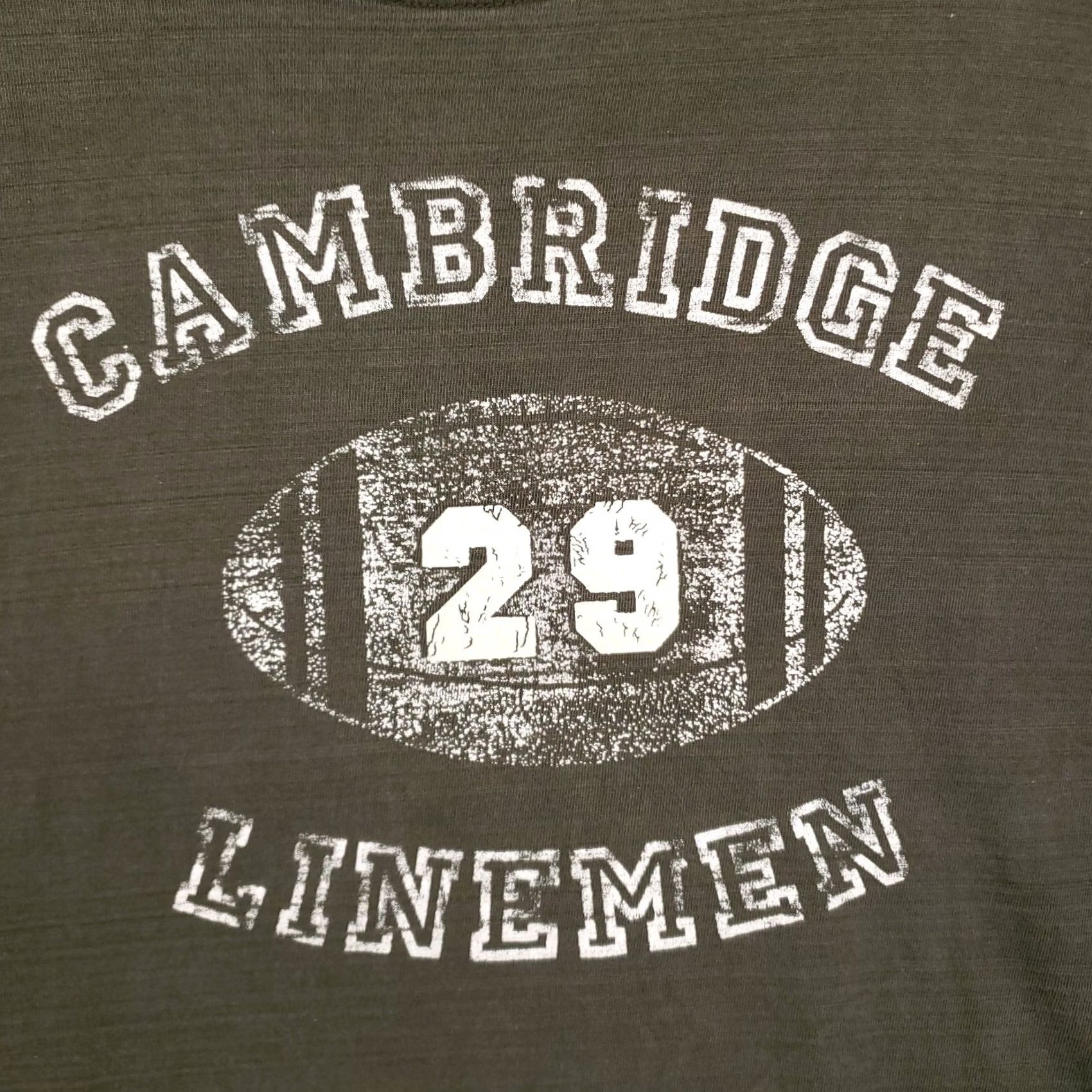 Gap Gap Cambridge Linemen T-Shirt Mens L Brown Cotton Long Sleeve Crew Neck Shirt Size US L / EU 52-54 / 3 - 4 Thumbnail