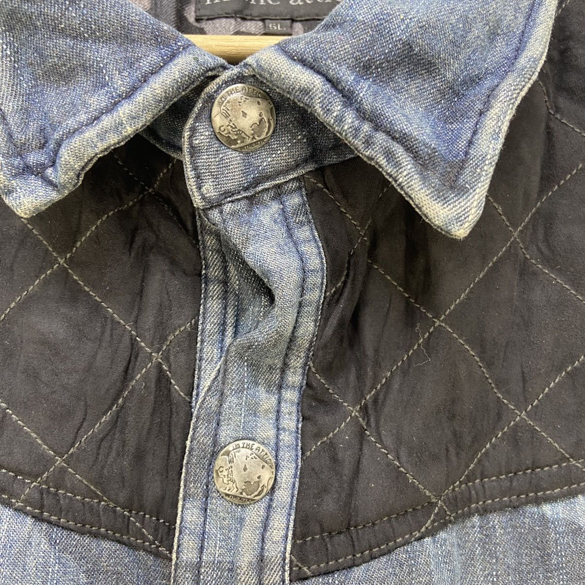 In The Attic 🔥In The Attic Camouflage Synthetic Leather + Denim Jacket Size US XXL / EU 58 / 5 - 17 Thumbnail