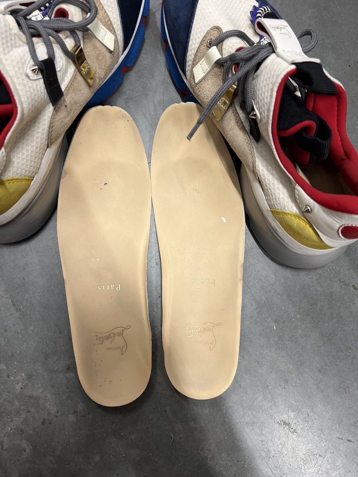 Christian Louboutin Christian Louboutin Red Runner 'Yellow Black Blue' size 42 Size US 9 / EU 42 - 9 Thumbnail
