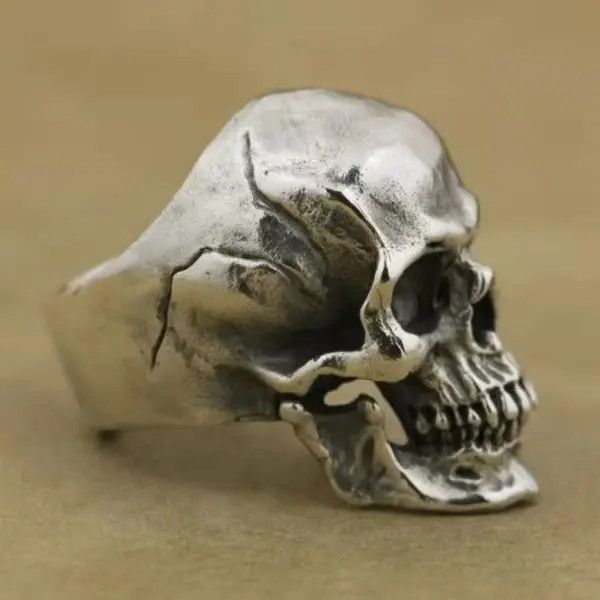 Jewelry Miyauchi x Saki Retro Personality Skull Ring Size ONE SIZE - 4 Thumbnail