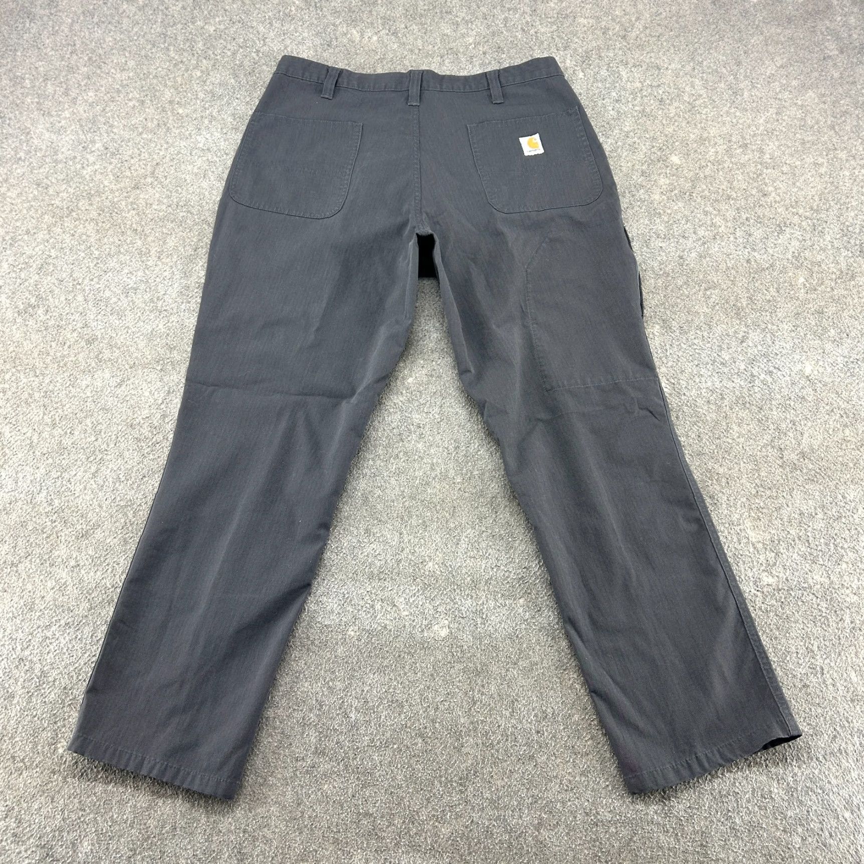 Carhartt Carhartt Pants Mens 34x30 Gray Carpenter Relaxed Straight Ripstop Workwear Size US 34 / EU 50 - 6 Thumbnail