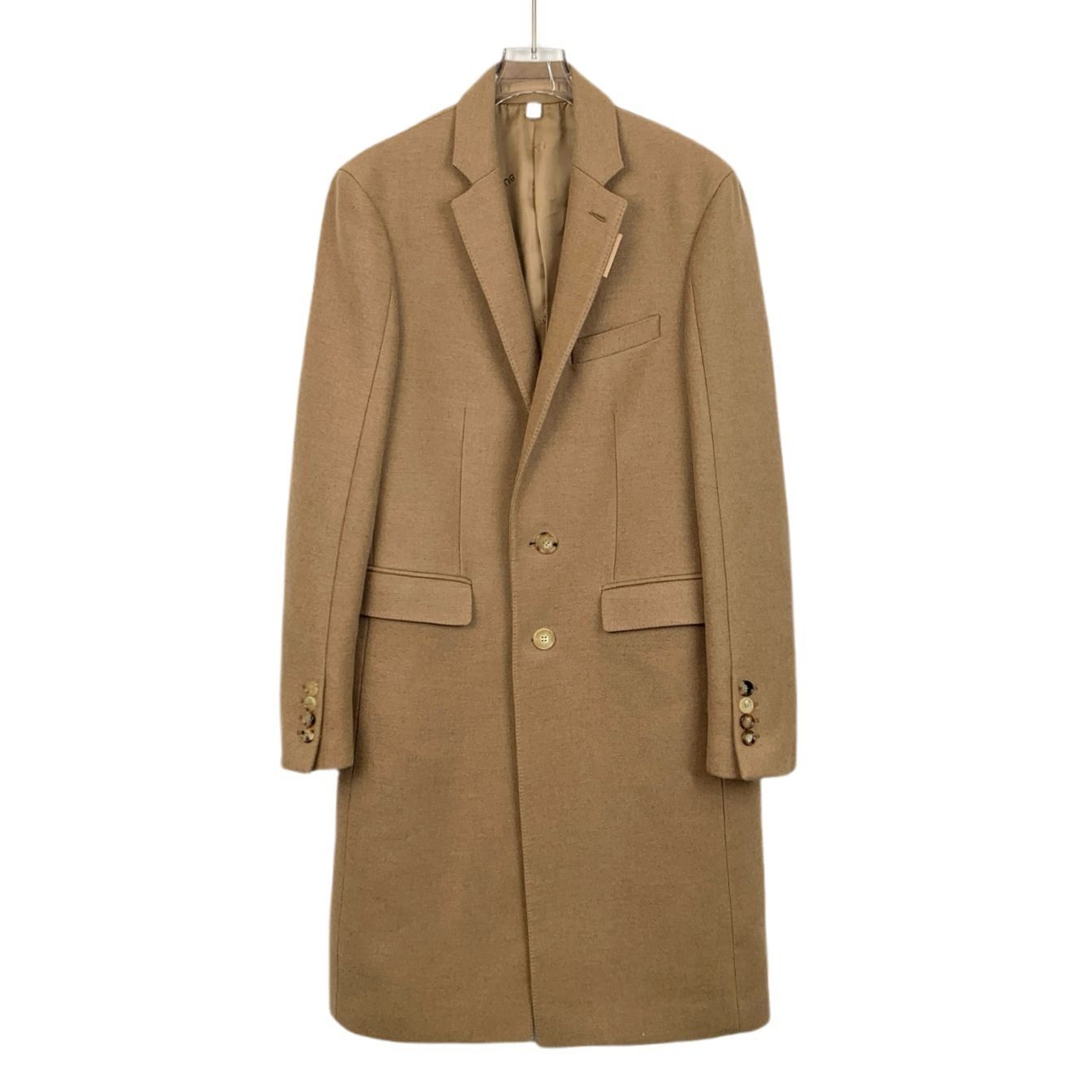 Burberry Burberry Mens Camel Wool & Cashmere Overcoat Size M / US 6-8 / IT 42-44 - 1 Thumbnail