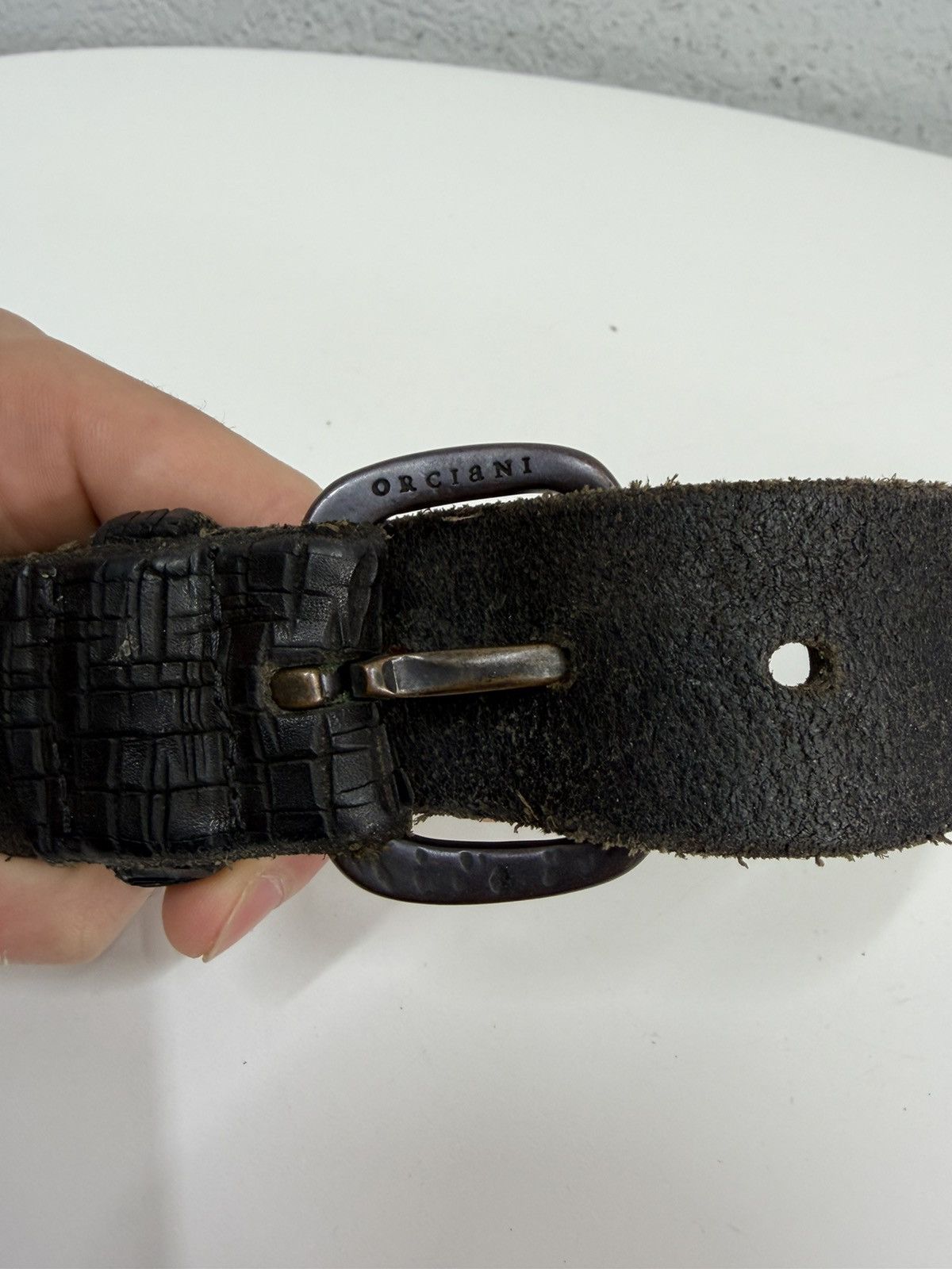 Orciani Vintage Orciani Belt Y2K Rhinestones Punk Leather size 30/32 Size 30 - 13 Thumbnail