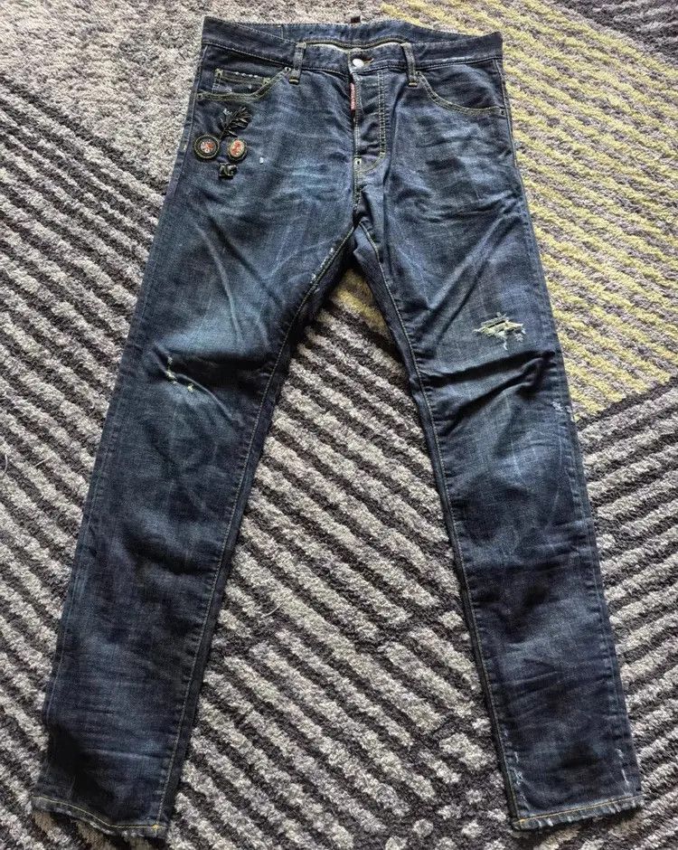 Dsquared2 Sz 50 Dsquared 2 Runway Patches Denim Size US 34 / EU 50 - 1 Thumbnail
