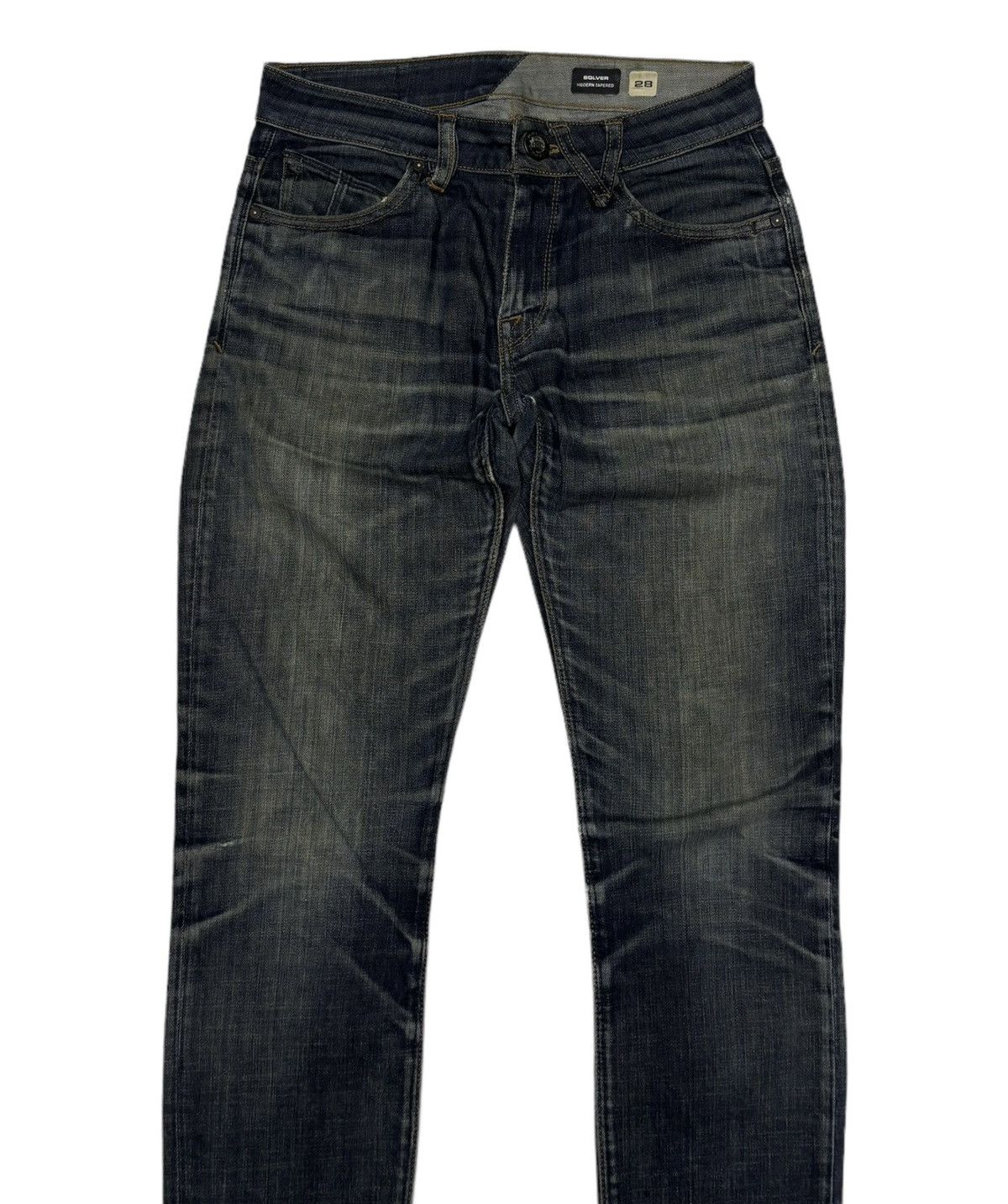 Affliction × Vintage × Volcom 🔥VINTAGE VOLCOM MODERN TAPERER DISTRESS DENIM JEANS Size US 28 / EU 44 - 5 Thumbnail