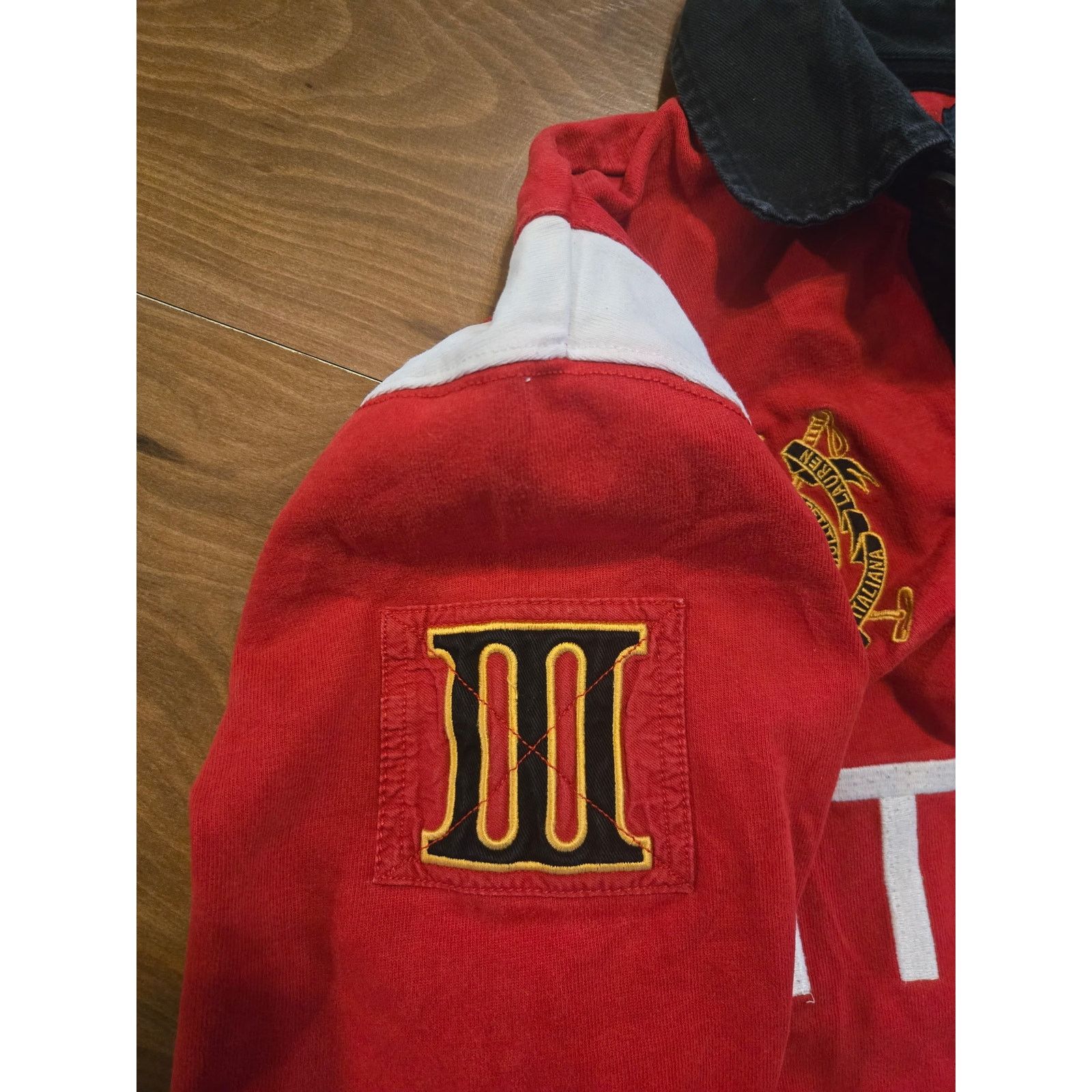 Polo Ralph Lauren Polo Ralph Lauren Red Big Pony Italia Long Sleeve Size XL Size US XL / EU 56 / 4 - 7 Thumbnail