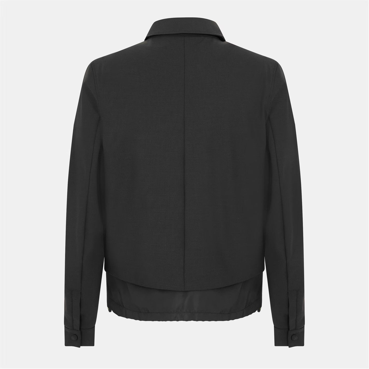 Dolce & Gabbana o1g2r1mq0426 Structured Ribbed Cuff Jacket in Nero Size US M / EU 48-50 / 2 - 2 Thumbnail