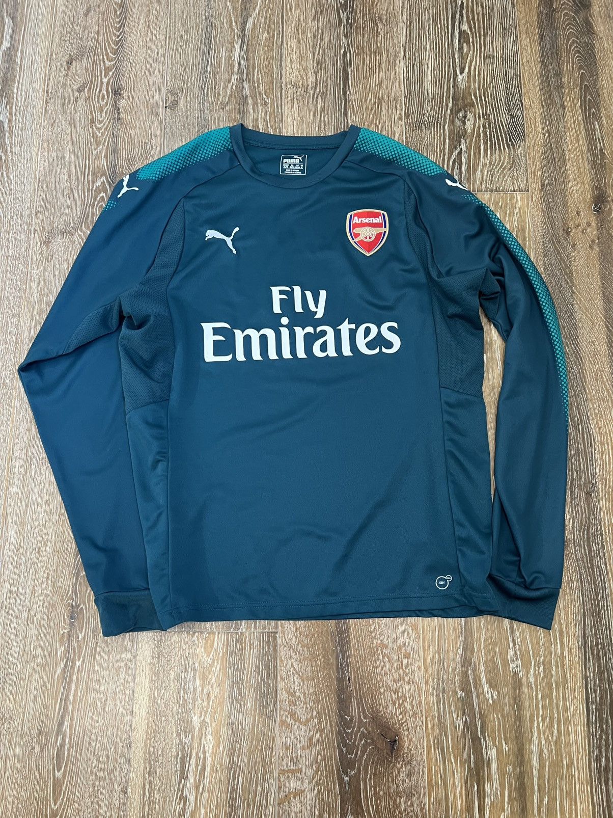 Puma × Vintage Arsenal 2017/18 Puma Goalkeeper Football Shirt Long Sleeve Size US XL / EU 56 / 4 - 1 Thumbnail