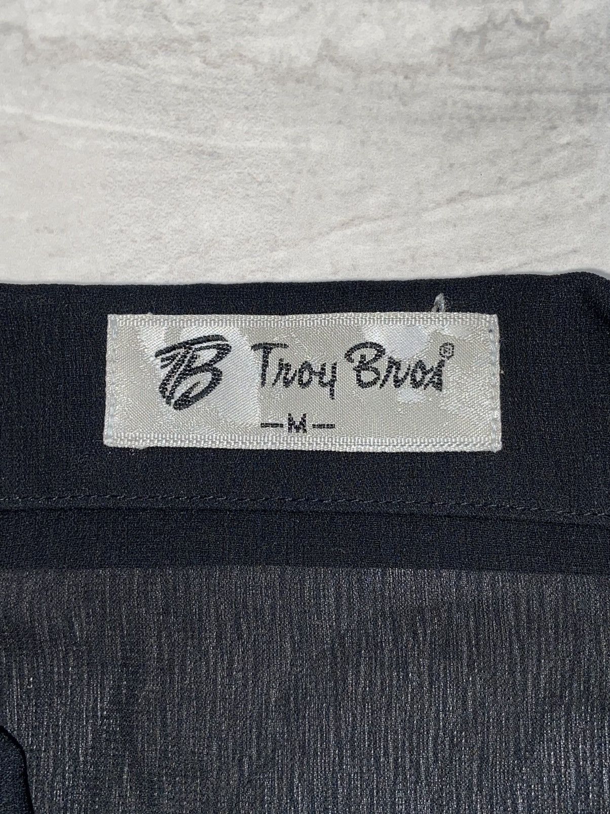 Designer × Japanese Brand TROY BROS Black Zip Shirt Size US M / EU 48-50 / 2 - 6 Thumbnail