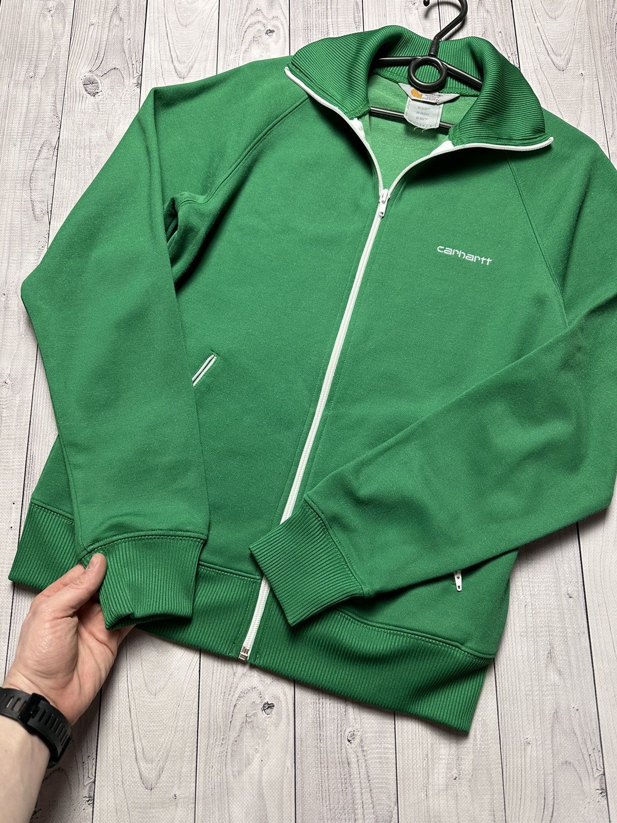 Vintage Vintage Carhartt Wip light jacket green size S logo rare Size US S / EU 44-46 / 1 - 6 Thumbnail