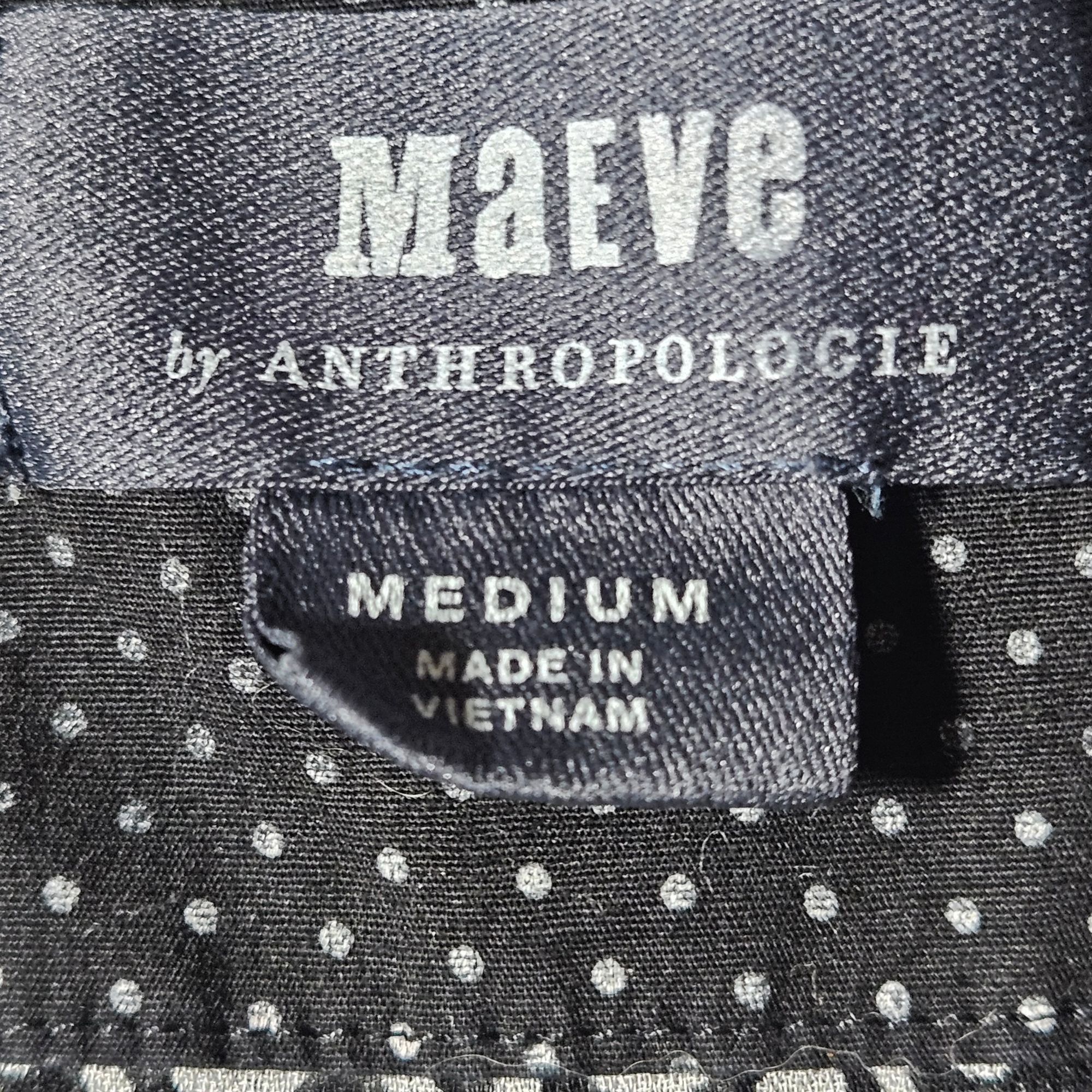 Anthropologie Maeve By Anthropologie Carolyn Black White Floral Long Sleev Size M / US 6-8 / IT 42-44 - 4 Thumbnail