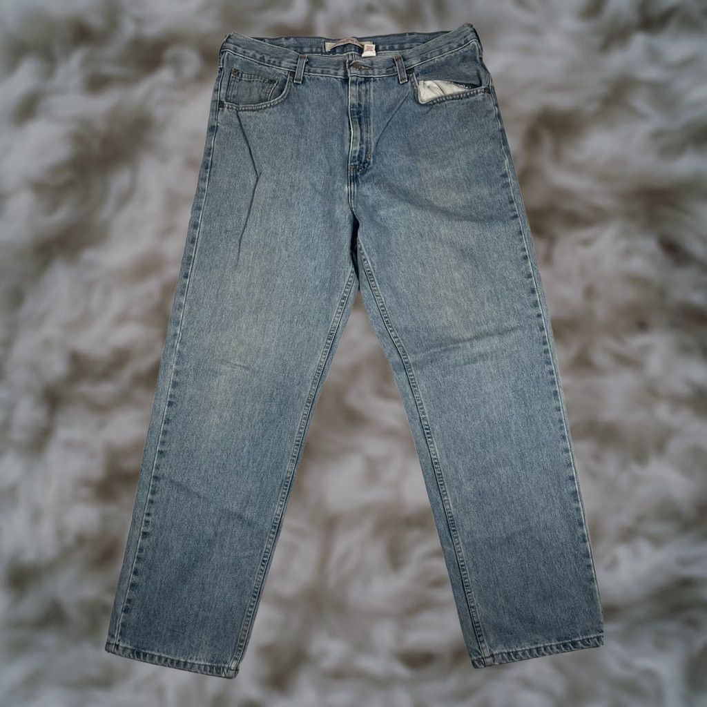 Vintage Canyon River Blues Jeans Men’s Relaxed Fit Cotton Blue Denim Size 38Wx32L Long Size US 38 / EU 54 - 1 Thumbnail