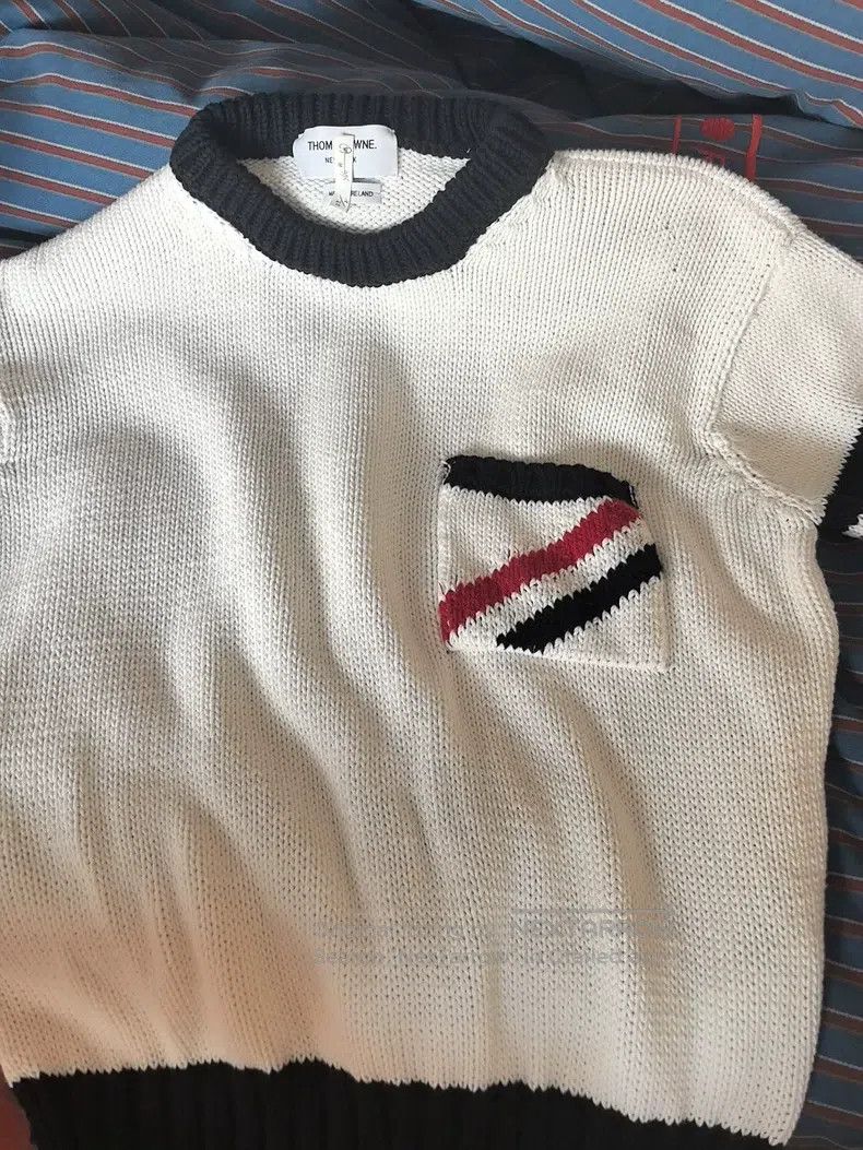 Thom Browne Thom Browne Striped knit sweater Size US M / EU 48-50 / 2 - 1 Thumbnail