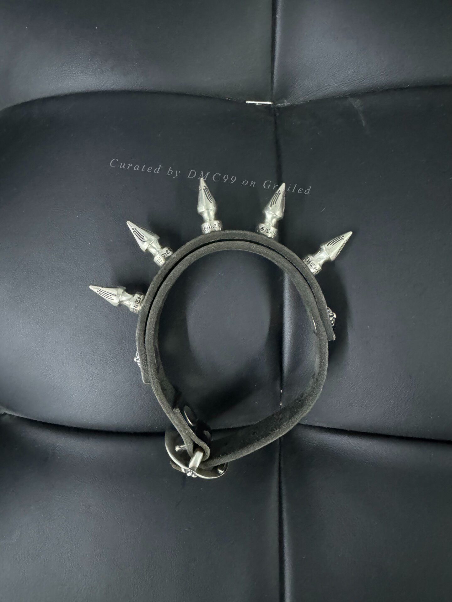 Chrome Hearts Chrome Hearts Spike Gunslinger Silver Bracelet Size ONE SIZE - 1 Thumbnail