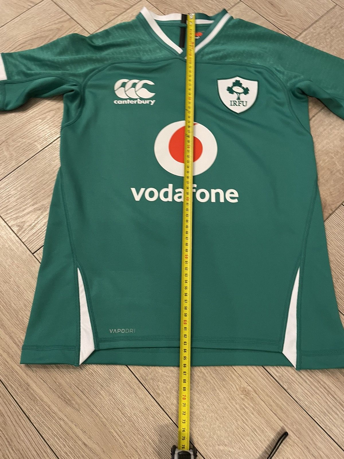 Canterbury of New Zealand Genuine Ireland IRFU Home Mens Rugby Pro Jersey Size US S / EU 44-46 / 1 - 13 Thumbnail