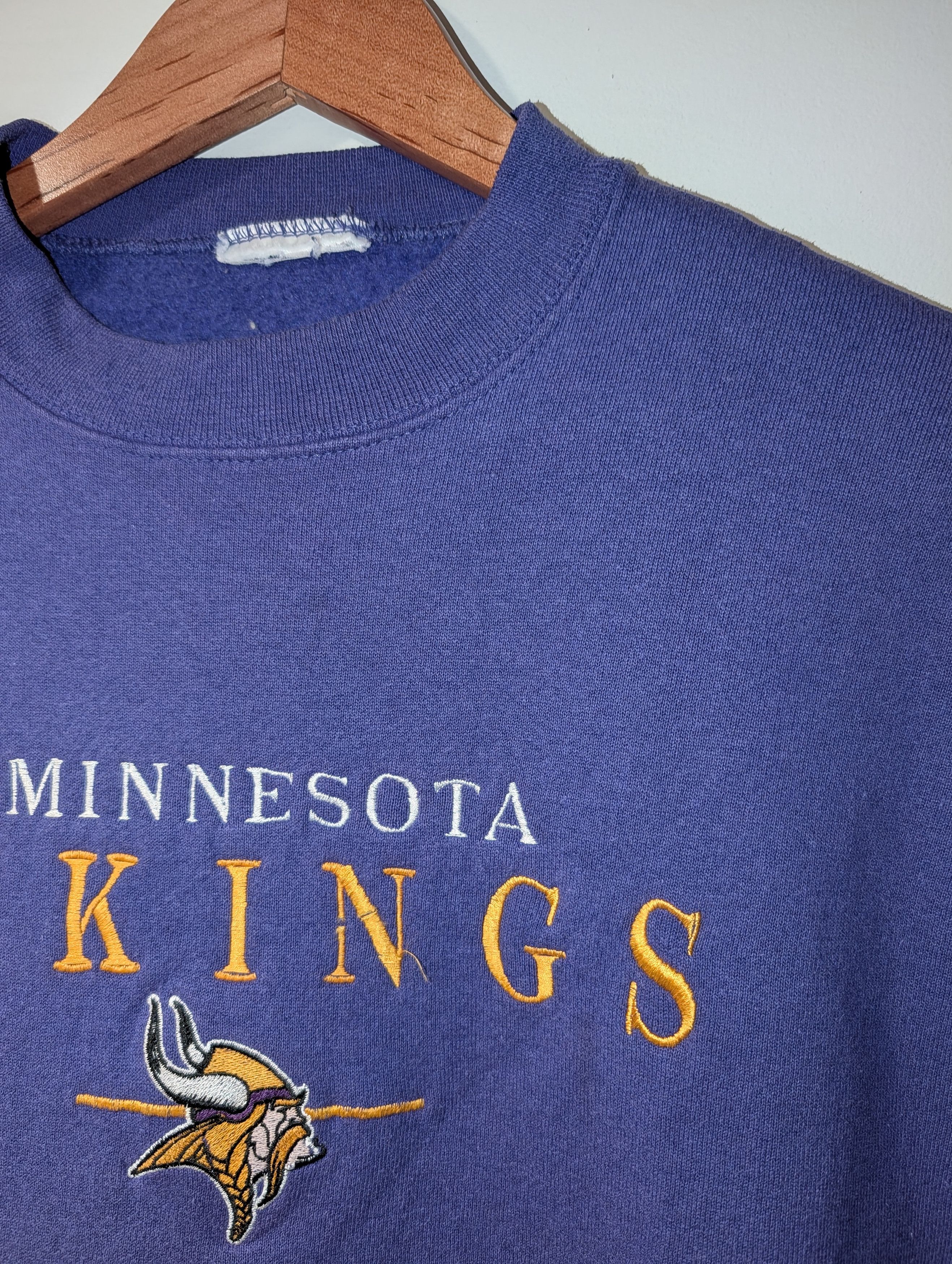 NFL Vintage Minnesota Vikings Embroidered Crewneck Sweatshirt Size US M / EU 48-50 / 2 - 7 Thumbnail
