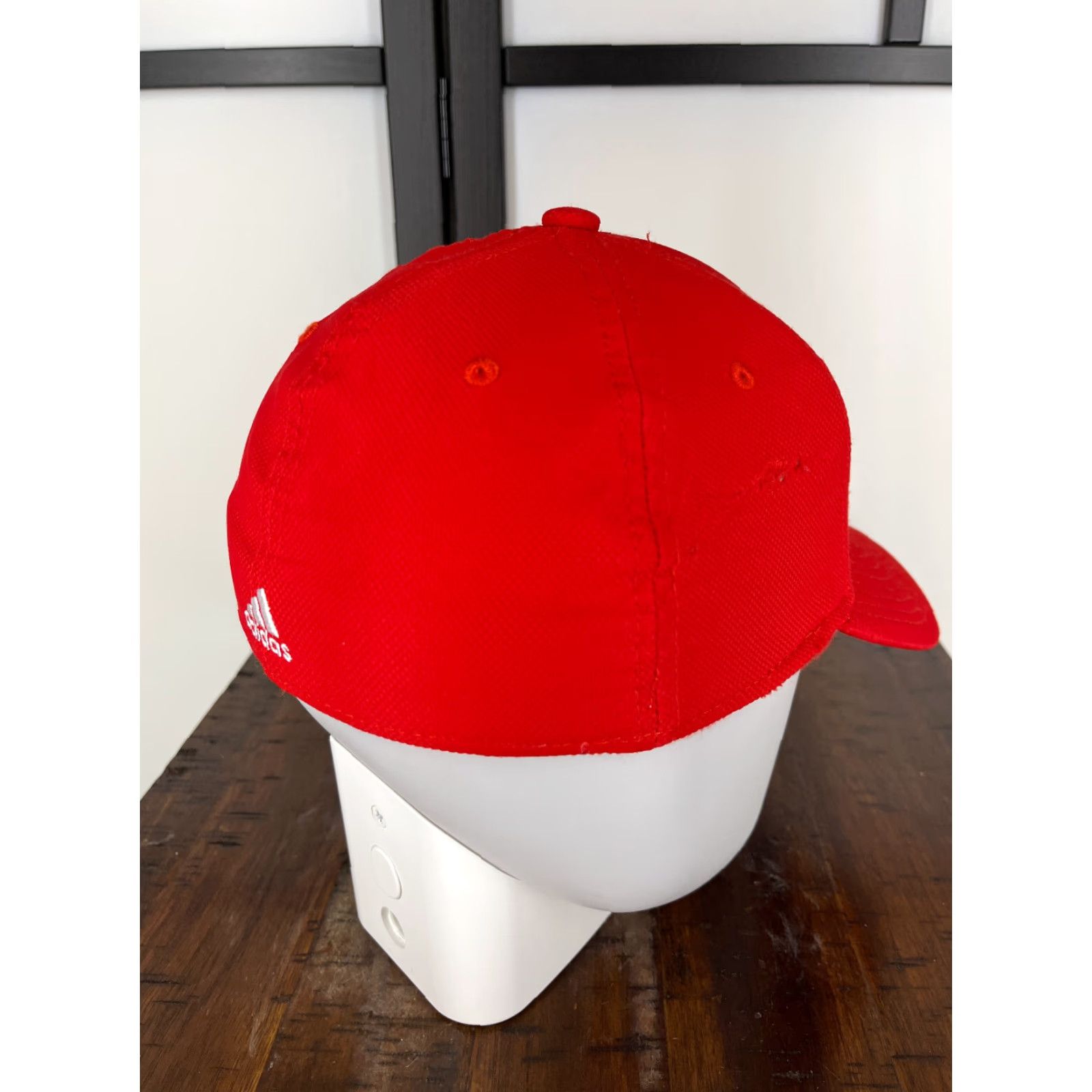 Adidas Adidas Hat Cap Fitted Adult One Size Red Aeroready Polyester Spandex Blend Golf Hat/Cap Adult One Size Red Adidas Baseball Cap Logo 90s style Mens Size ONE SIZE - 7 Thumbnail