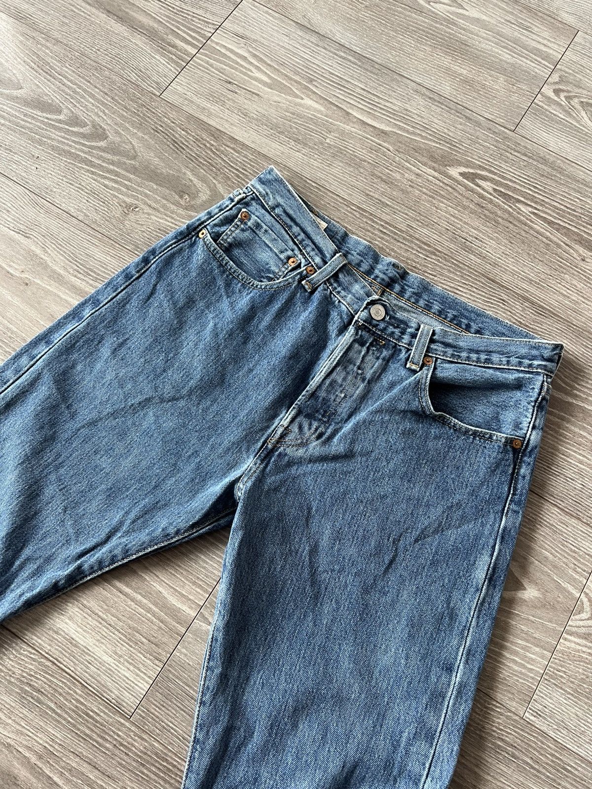 Levi's ‼️LEVIS PREMIUM Quality 501 Salvage DENIM Classic Jeans‼️ Size US 32 / EU 48 - 13 Thumbnail