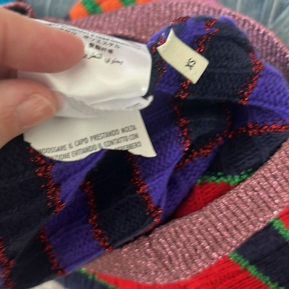 Gucci Gucci Multicolor Metallic Striped Cardigan Floral Patches Pe Size XS / US 0-2 / IT 36-38 - 11 Thumbnail