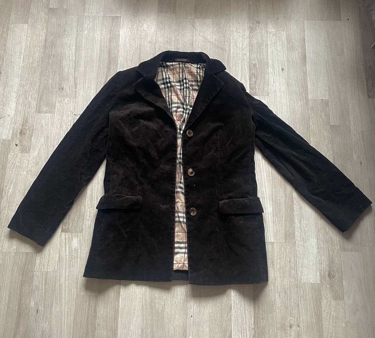 Burberry Burberry brown cotton blazer Size US S / EU 44-46 / 1 - 1 Thumbnail