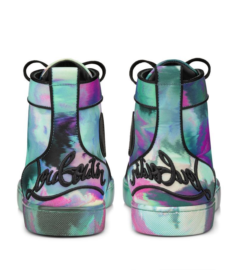 Christian Louboutin o1s1wg110924 Fun Louis Flat High Top Sneaker in Multicolor Size US 9 / EU 42 - 4 Thumbnail