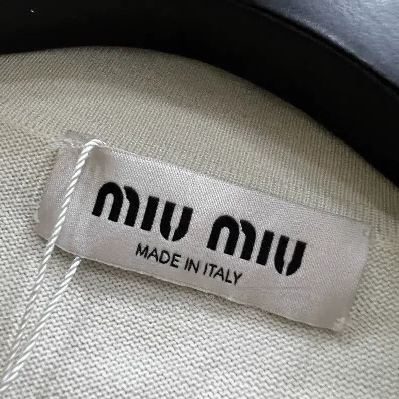 Miu Miu Miu Miu 40 Striped edge logo knitted short sleeve Size M / US 6-8 / IT 42-44 - 4 Thumbnail