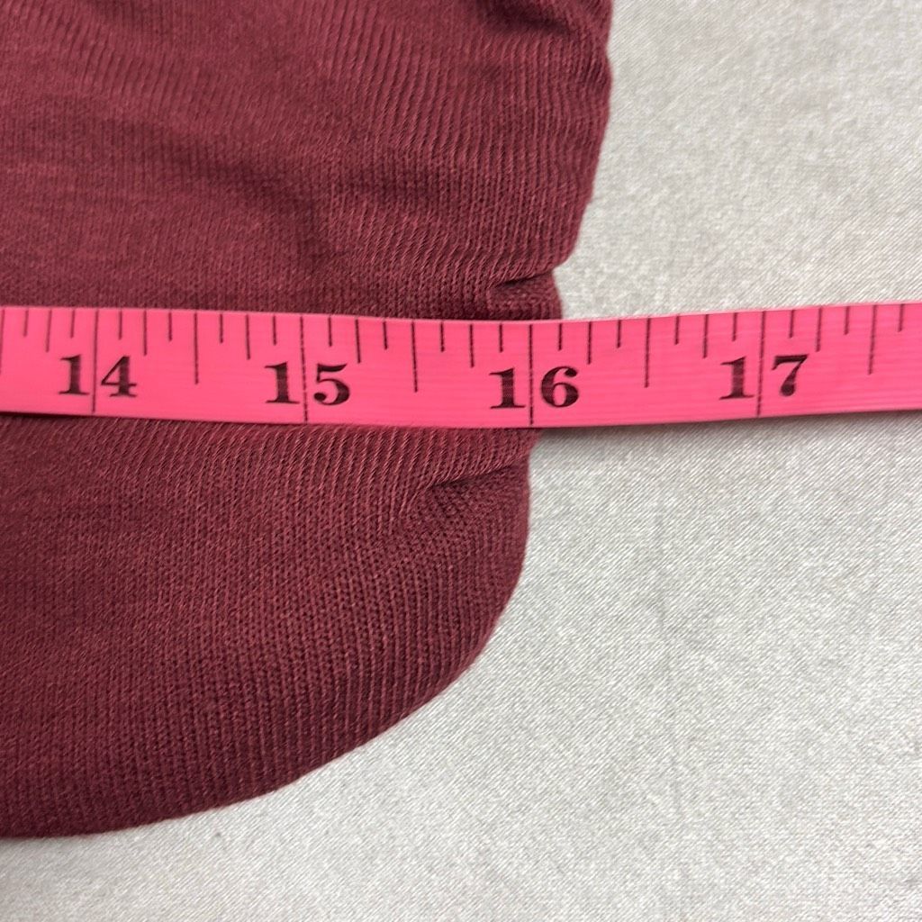 Other Brea Canyon Womans XL Maroon Mock Neck Keyhole Long Sleeve B Size XL / US 12-14 / IT 48-50 - 12 Thumbnail