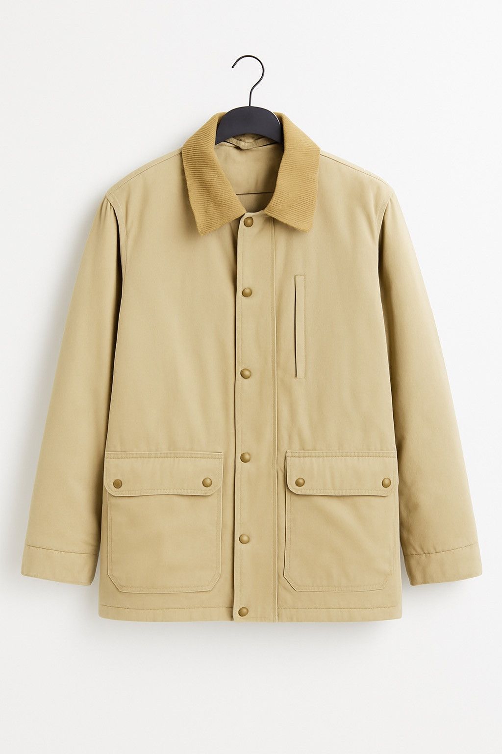 Vintage Vintage Made in USA Corduroy Collar Work Jacket – Khaki Size US S / EU 44-46 / 1 - 1 Thumbnail