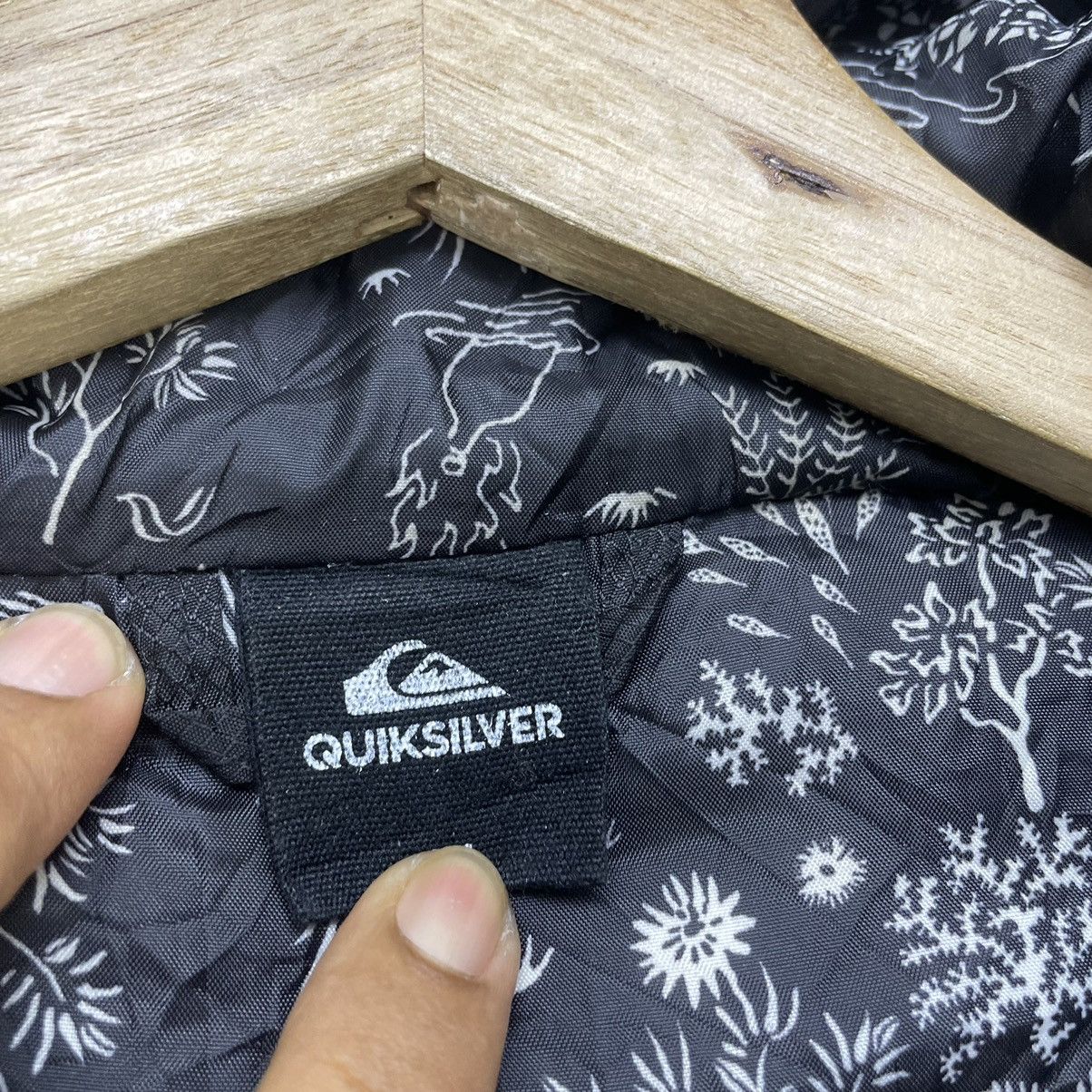 Quiksilver × Vintage Quiksilver Quilted Hoody Jacket Size US M / EU 48-50 / 2 - 4 Thumbnail