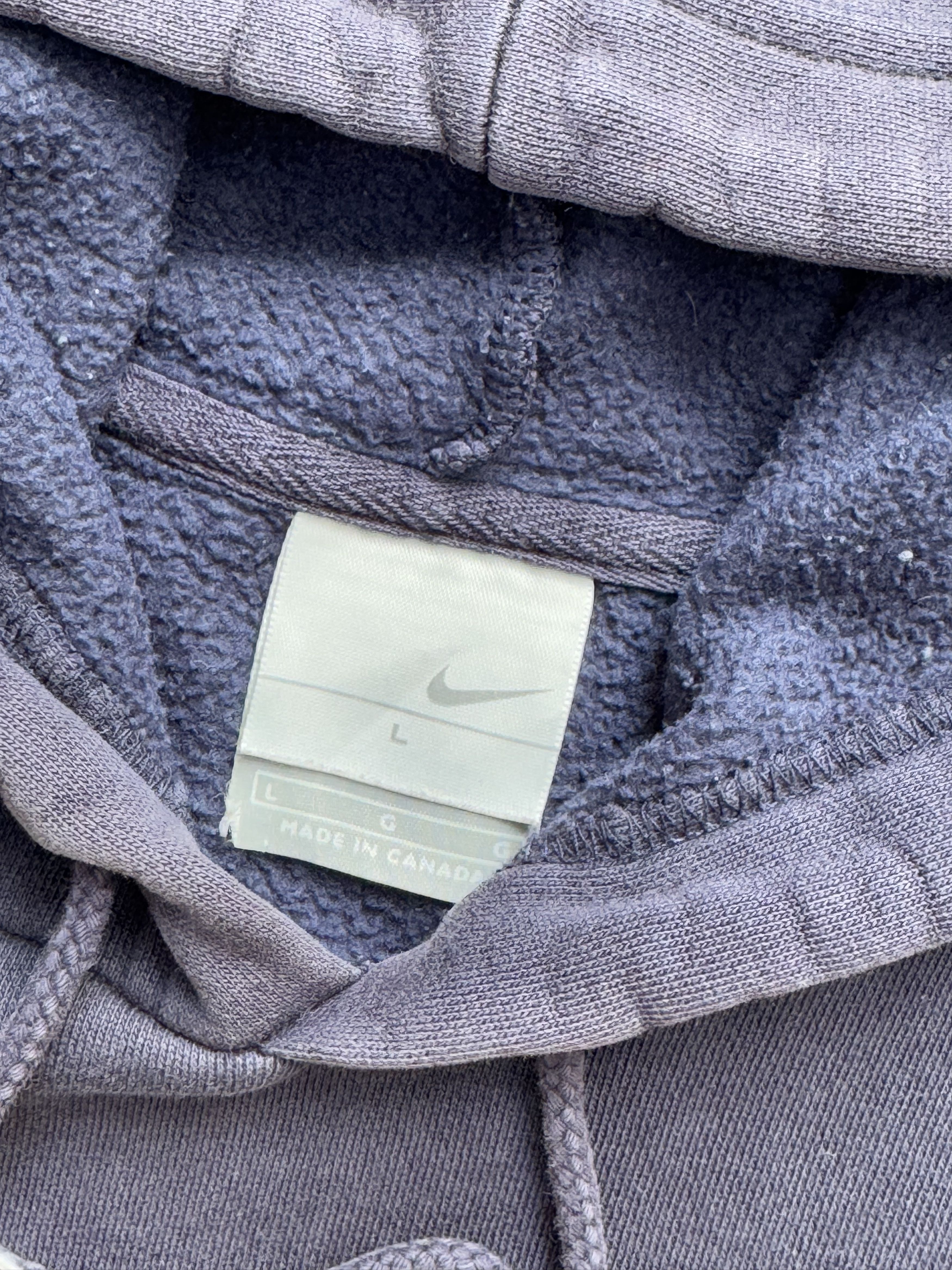Nike VTG 90s Nike Embroidered Swoosh Hoodie Sweatshirt Size US L / EU 52-54 / 3 - 8 Thumbnail