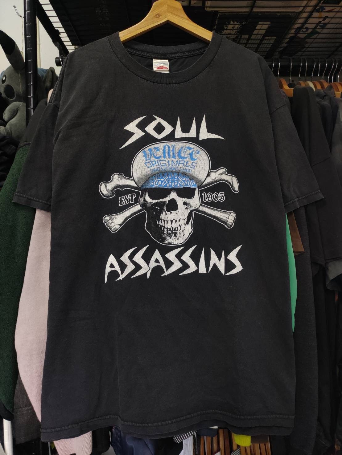 Rap Tees Vtg 00's Soul Assassins Venice Originals Skateboard Shop Size US XXL / EU 58 / 5 - 2 Thumbnail