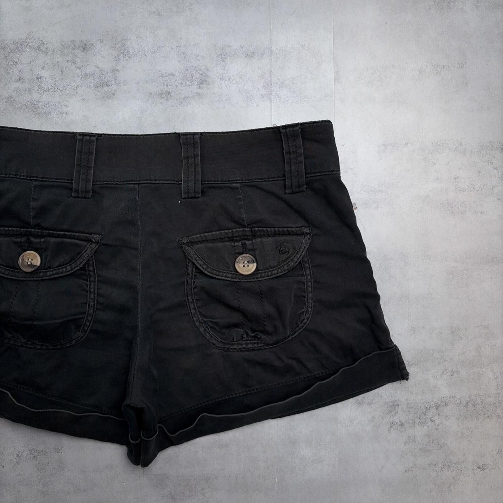 Other Y2K Black Cest Toi Grunge Gothic Mini Shorts Size 30" / US 8 / IT 44 - 3 Thumbnail