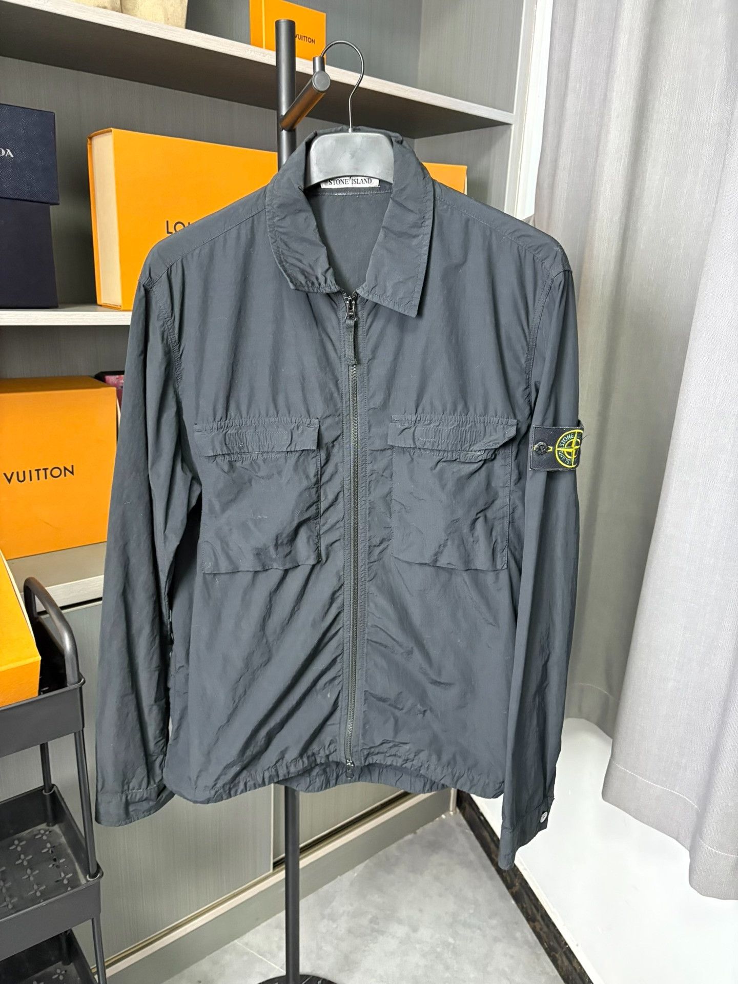 Stone Island Stone Island Nylon Black Light Jacket L Men Size US L / EU 52-54 / 3 - 1 Thumbnail