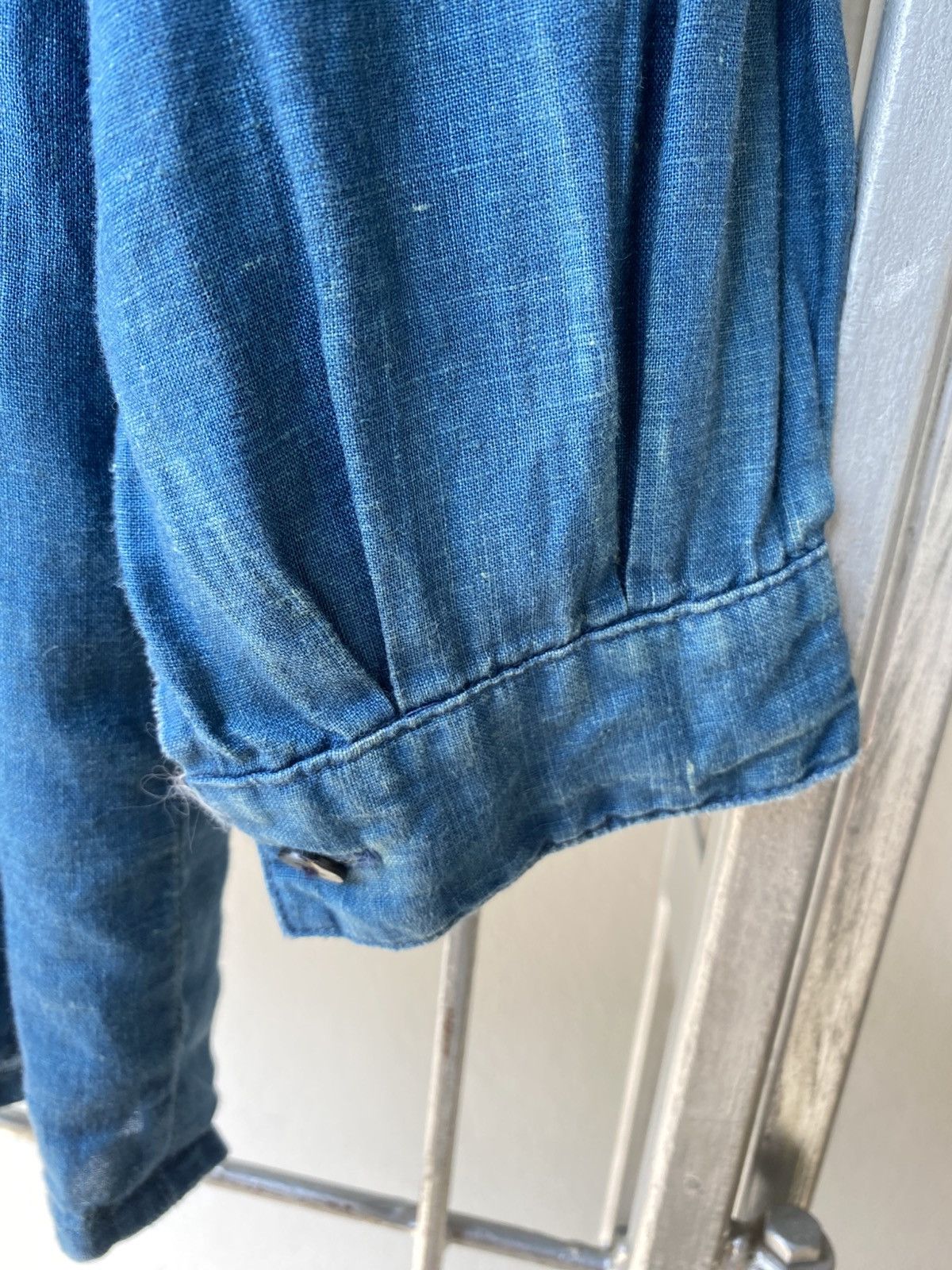 Kapital KAPITAL Indigo Patchwork Denim Blouse Size XS / US 0-2 / IT 36-38 - 8 Thumbnail