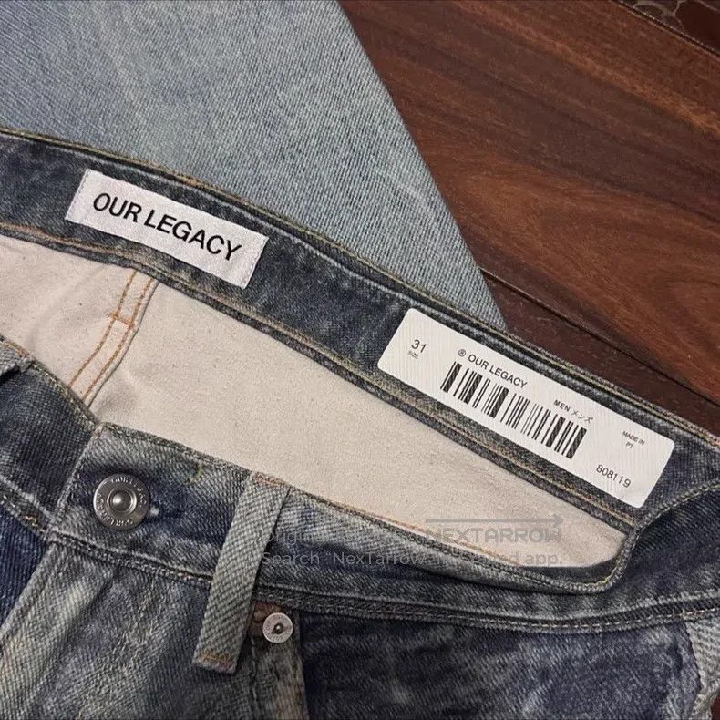Our Legacy Our Legacy 3D Digital Print Denim Pants Size US 31 - 4 Thumbnail