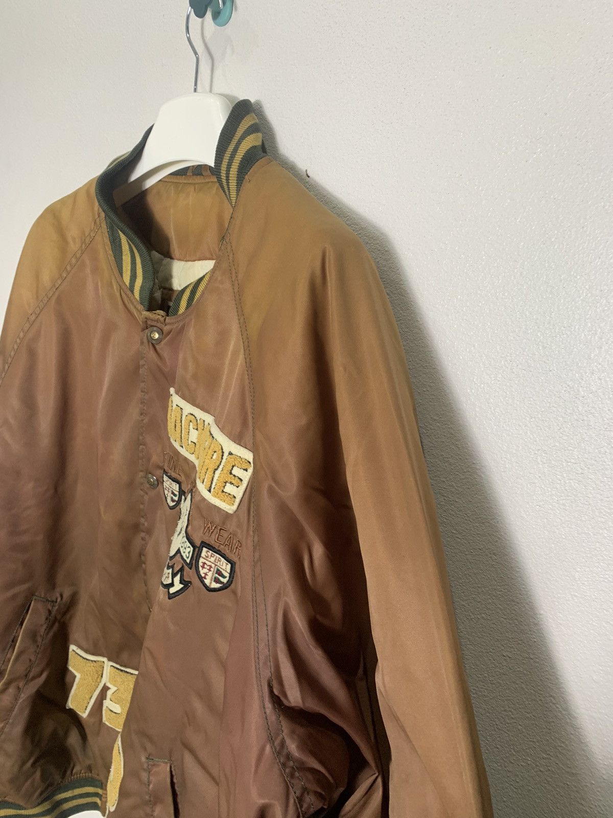 Vintage Vintage Back Fire Varsity jacket Oversized Size US XL / EU 56 / 4 - 8 Thumbnail
