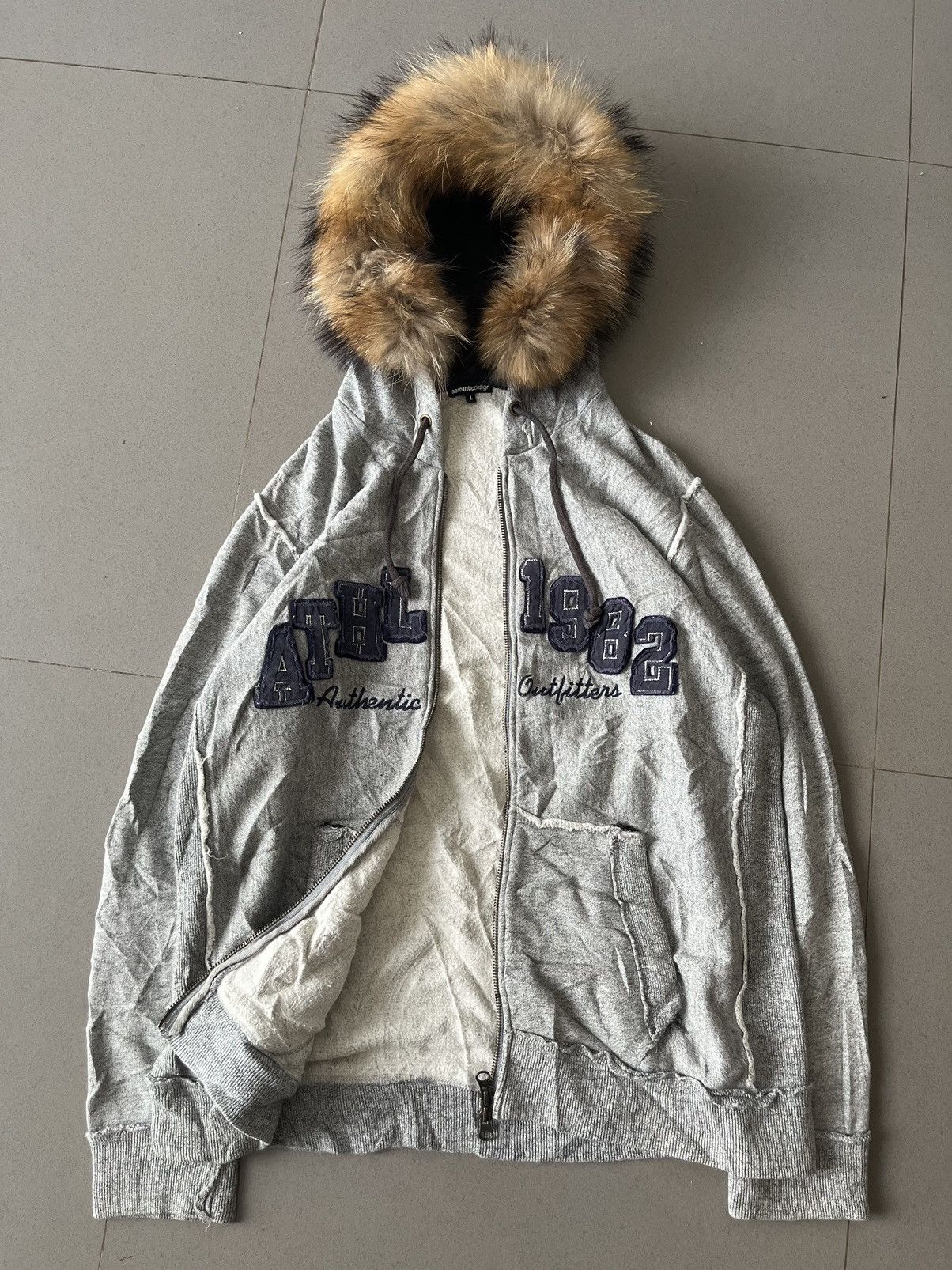 If Six Was Nine Japanese~SemanticDesign Fur ZipHoodie ifsixwasnine Lgb Style Size US L / EU 52-54 / 3 - 8 Thumbnail
