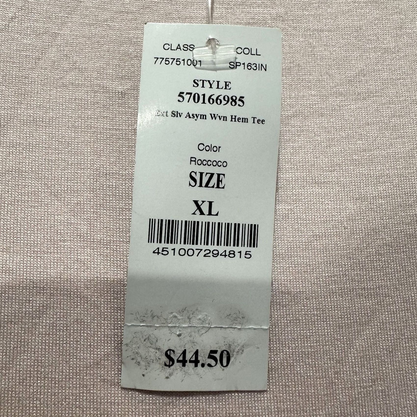 White House Black Market NWT White House Black Market Tank Womens XL Pink Rayon Spandex Woven Hem Tee Top Sleeveless Round Neck Casual-Ready Shirt Men? Size XL / US 12-14 / IT 48-50 - 3 Thumbnail