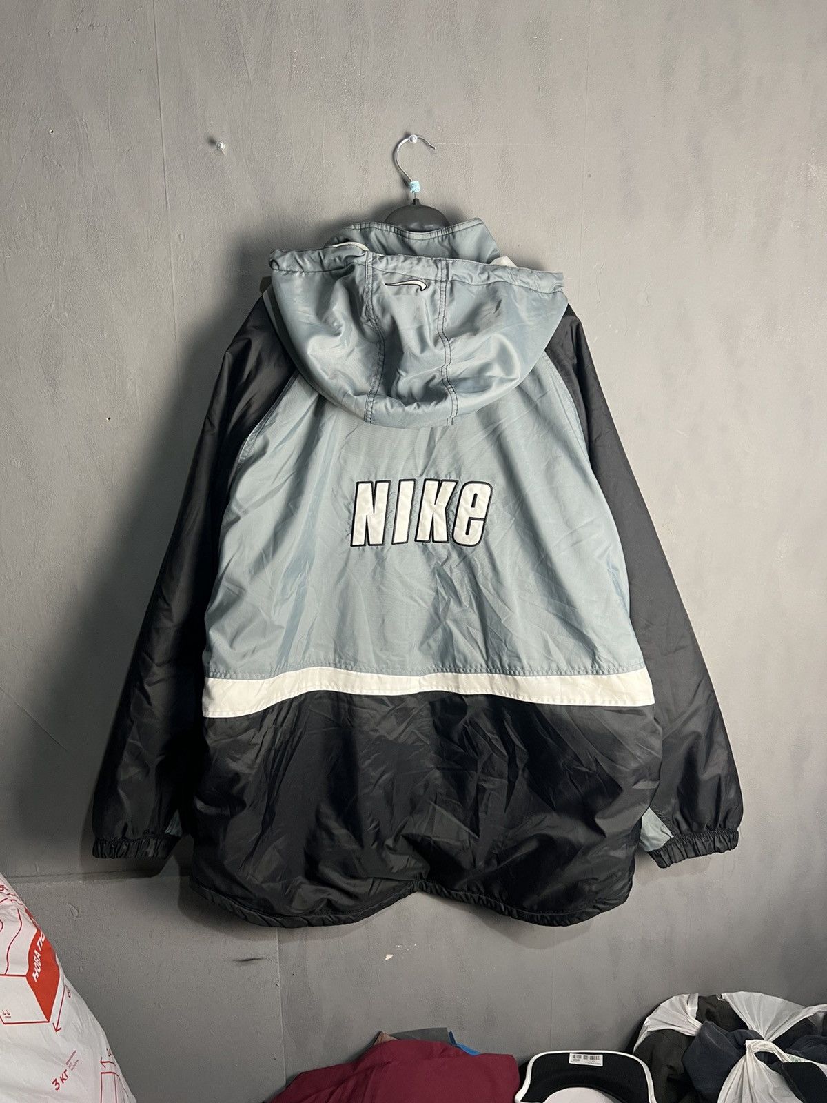 Nike Nike Vintage big swoosh logo Jacket Size US XL / EU 56 / 4 - 2 Thumbnail