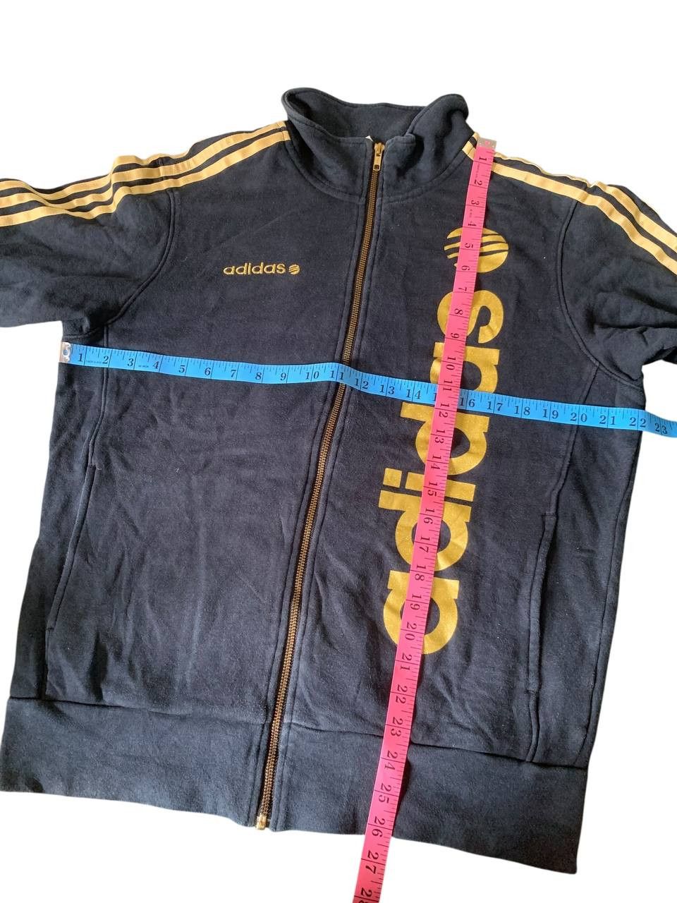 Adidas Adidas Vintage Sweater Three Stripe Track Top Size M / US 6-8 / IT 42-44 - 9 Thumbnail