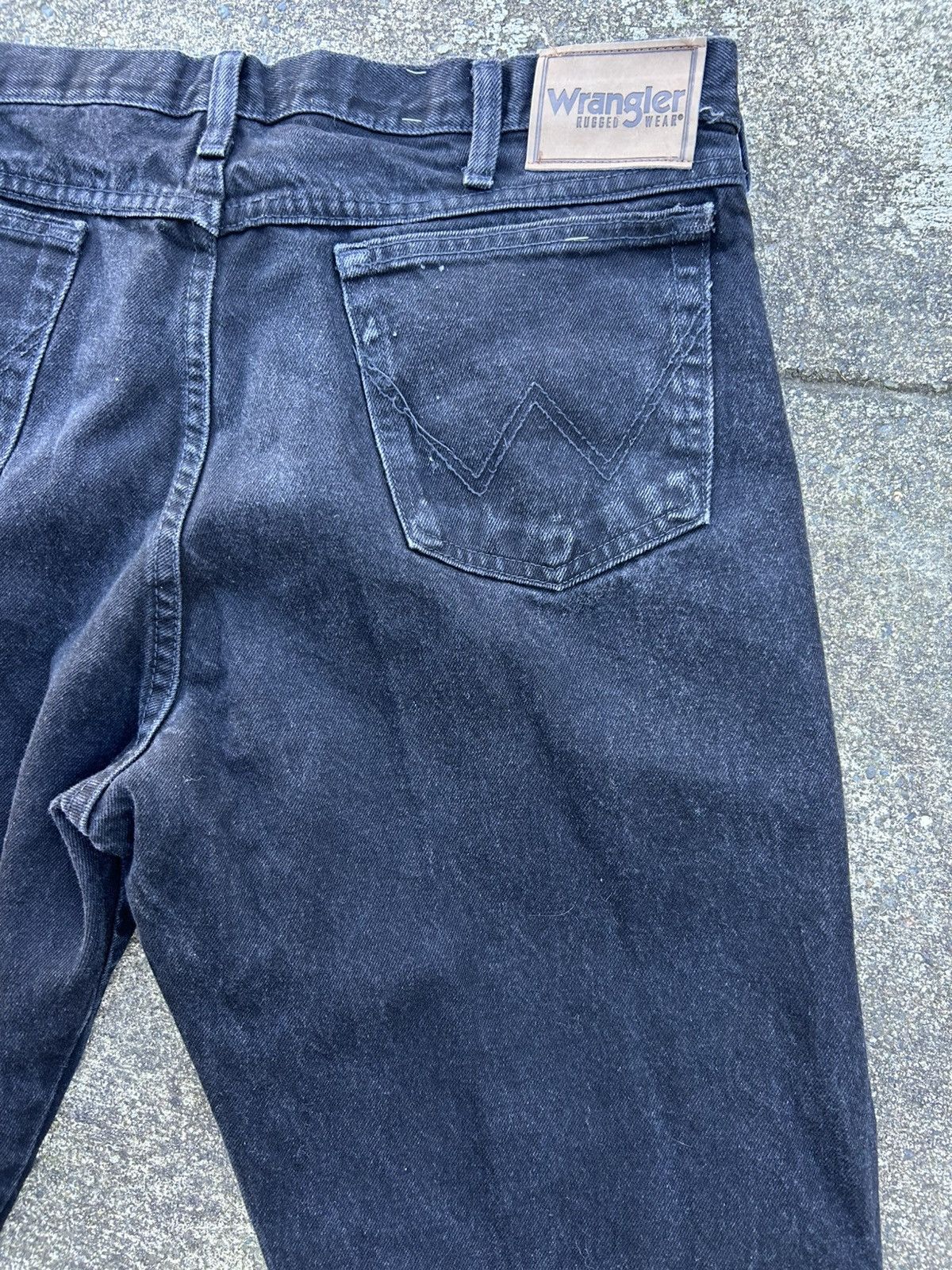 Wrangler Wrangler Men's Black Jeans Size US 38 / EU 54 - 3 Thumbnail