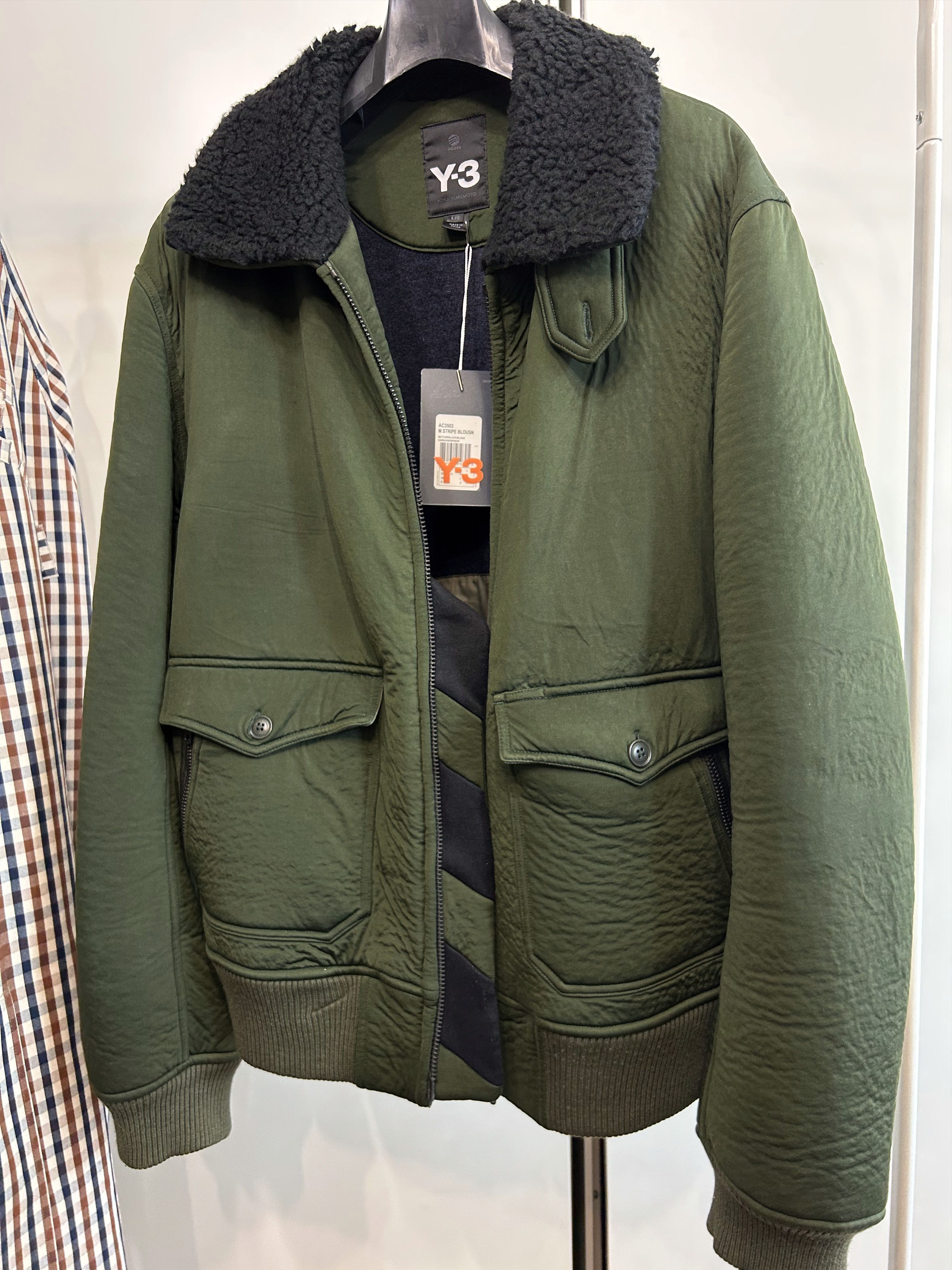 Y-3 Y-3 Military Bomber Jacket Size US L / EU 52-54 / 3 - 9 Thumbnail